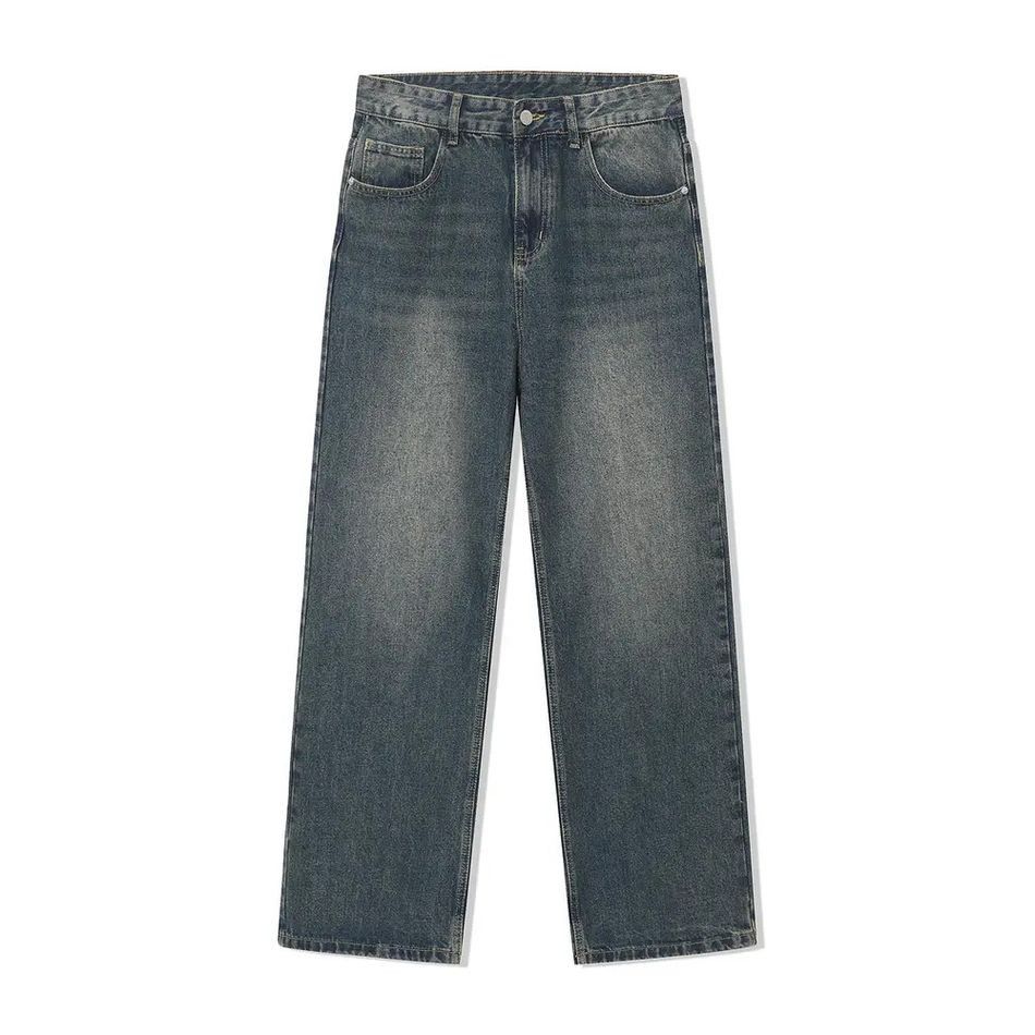 Japanese Brand Retro loose straight leg jeans Size US 32 / EU 48 - 5 Thumbnail