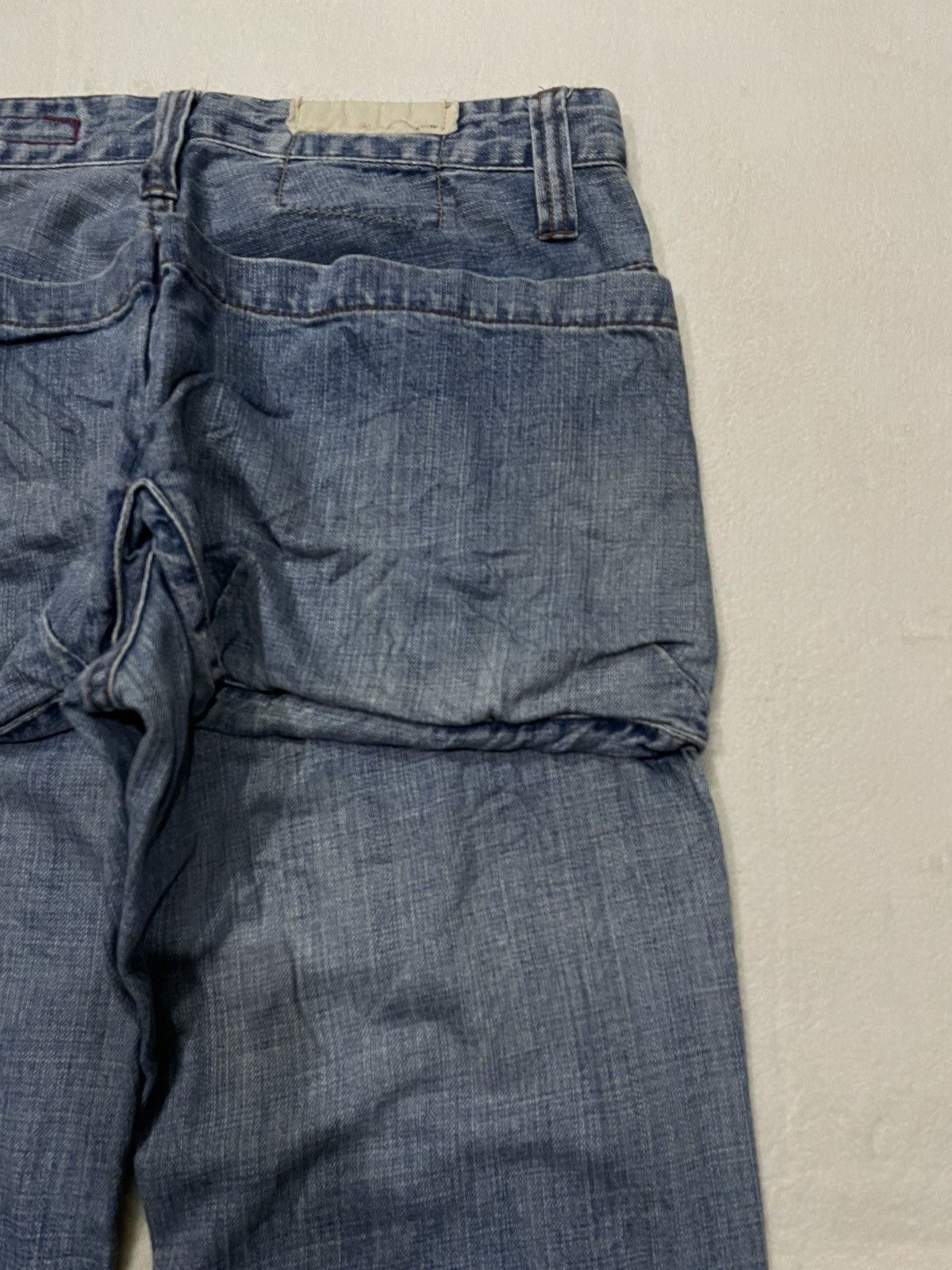 Japanese Brand Vintage Touch JeanSmith Sick Big Pocket Straight Cut Jeans Size US 32 / EU 48 - 19 Thumbnail
