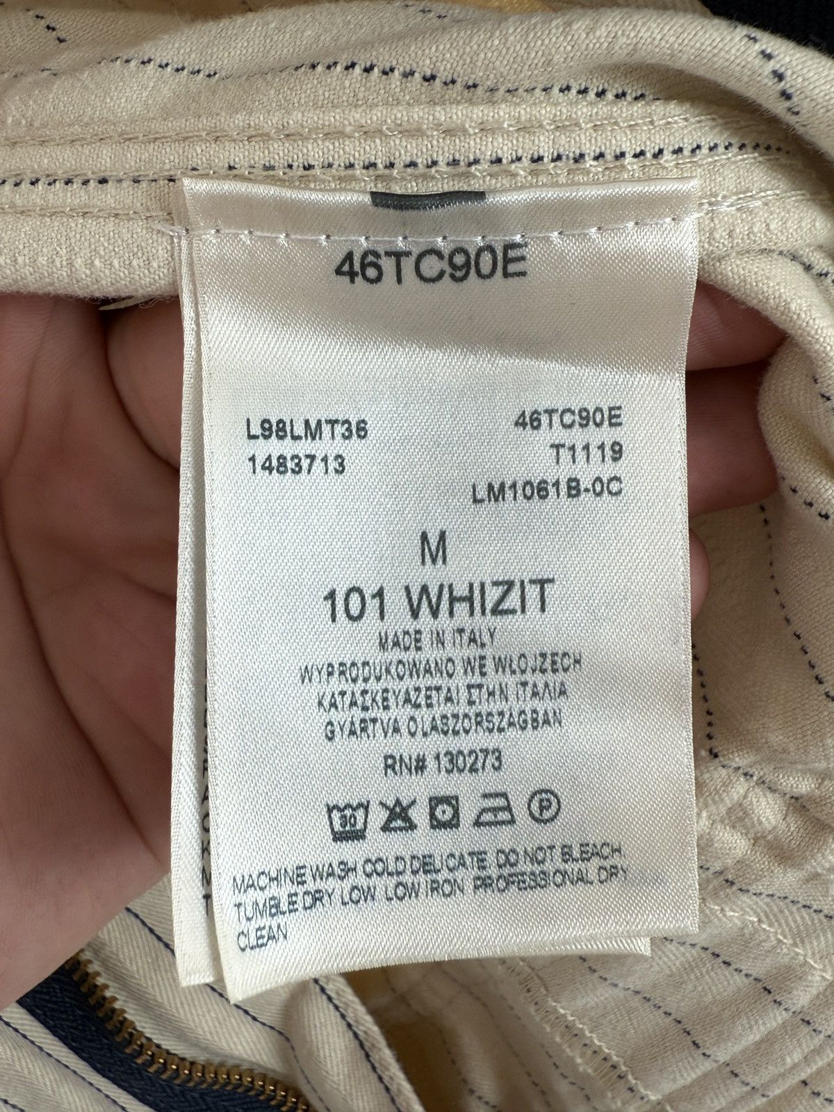 Lee Lee 101 Whizit Gaz Station Herringbone Cotton Coveralls M Size US 32 / EU 48 - 19 Thumbnail