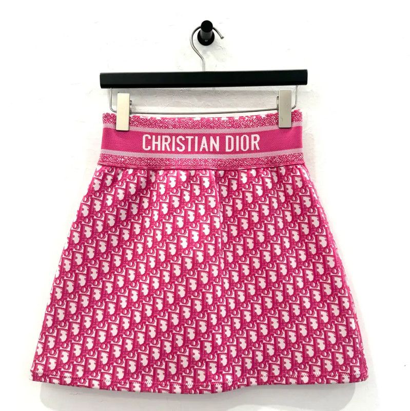 Dior Pink Nylon Mini Skirt 0089