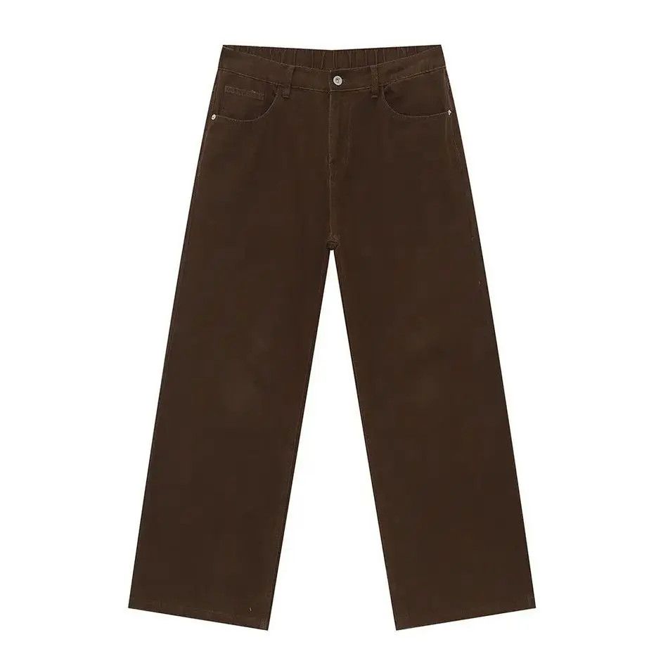 Japanese Brand Retro straight tube loose high street jeans Size US 32 / EU 48 - 3 Thumbnail