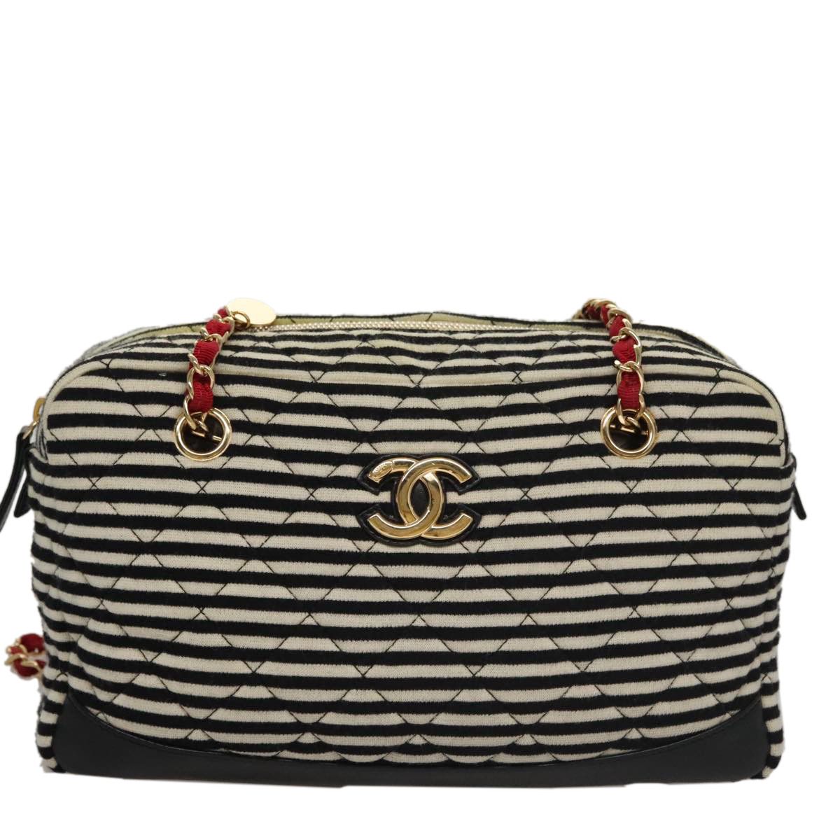 Chanel Cc Multicolour Cotton Shoulder Bag (Pre-Owned) Size ONE SIZE - 1 Thumbnail