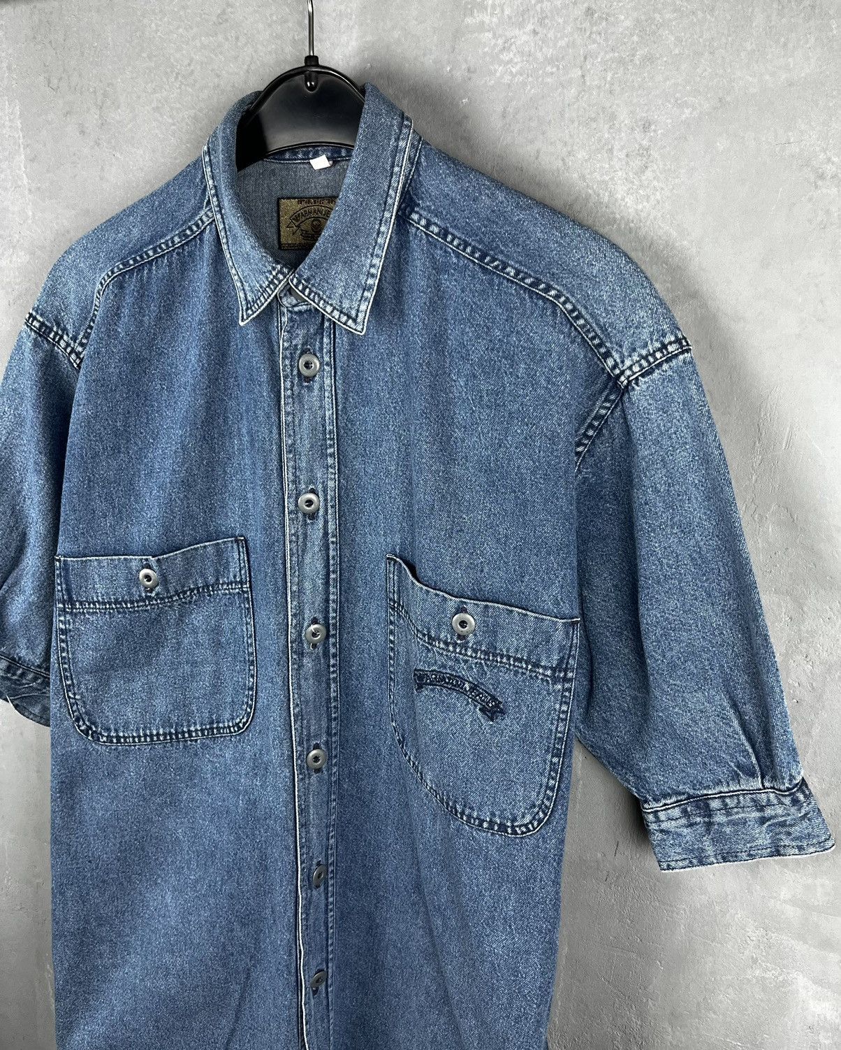 Armani × Armani Collezioni × Giorgio Armani Armani Jeans shirt denim vintage 90s Size US M / EU 48-50 / 2 - 5 Thumbnail