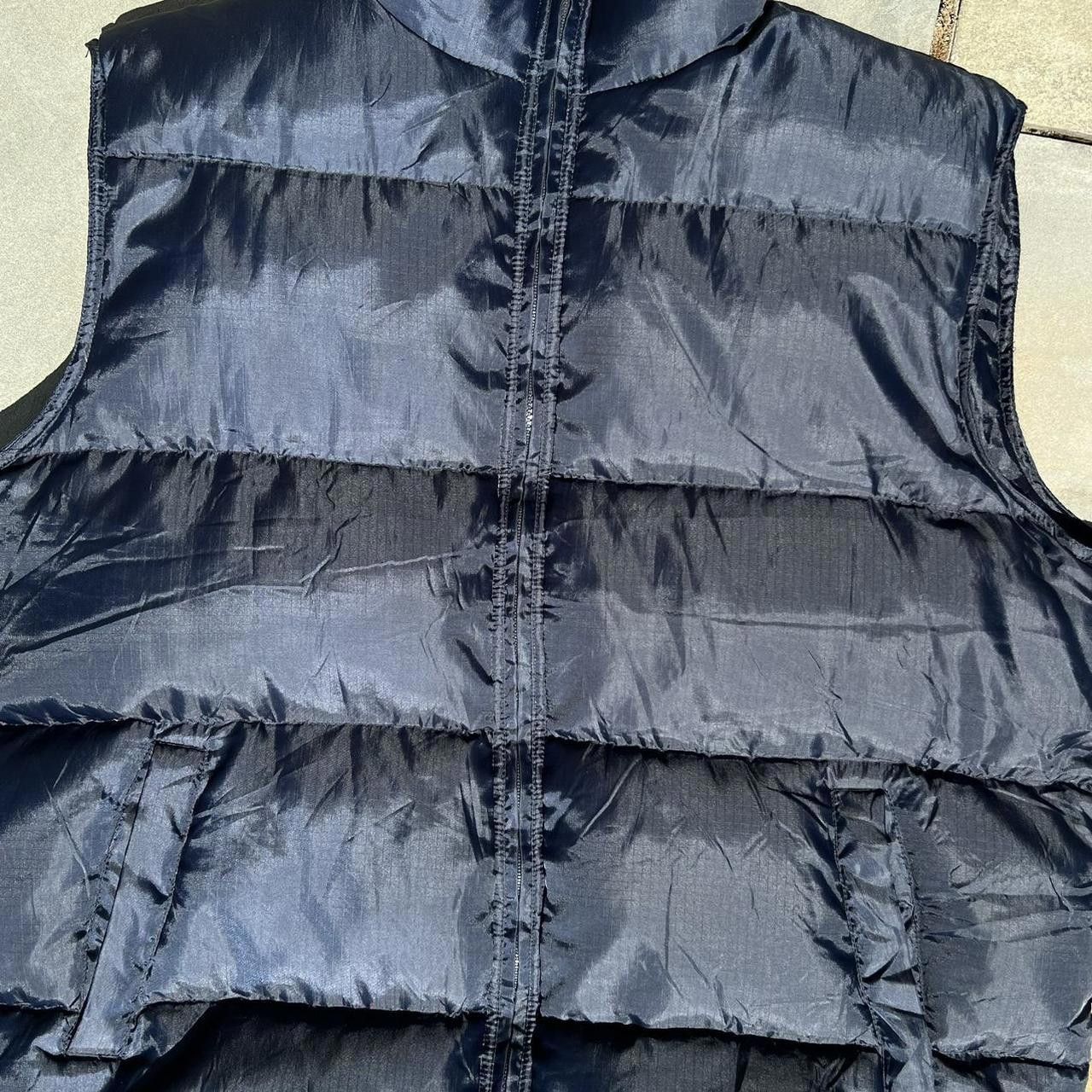 Other Y2K Ripstop Puffer Vest Navy Down Feather Fill Size US XL / EU 56 / 4 - 4 Thumbnail