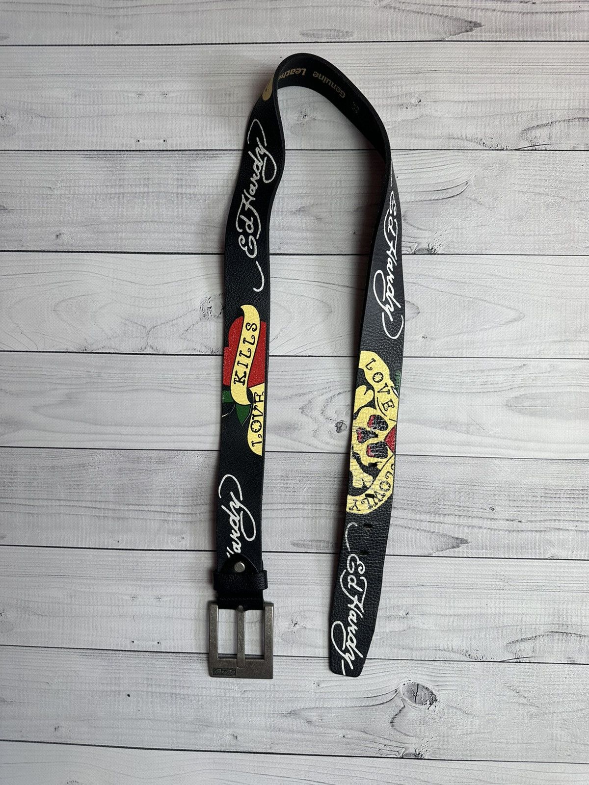 Ed Hardy × Vintage Vintage Ed Hardy belt rare logo Y2K Size ONE SIZE - 3 Thumbnail