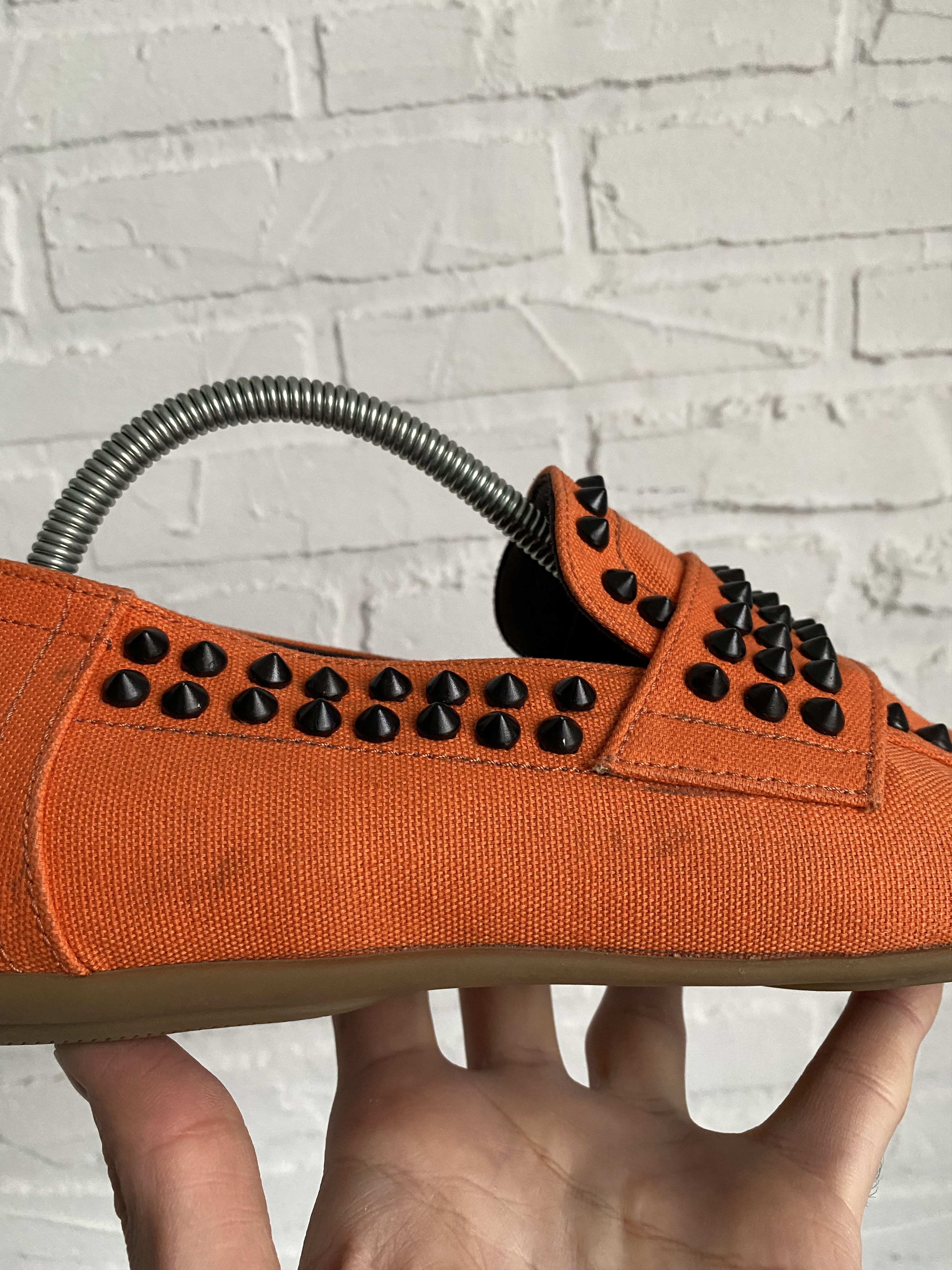 John Galliano John Galliano spikes orange slippers moccasins Size US 8.5 / EU 41-42 - 3 Thumbnail