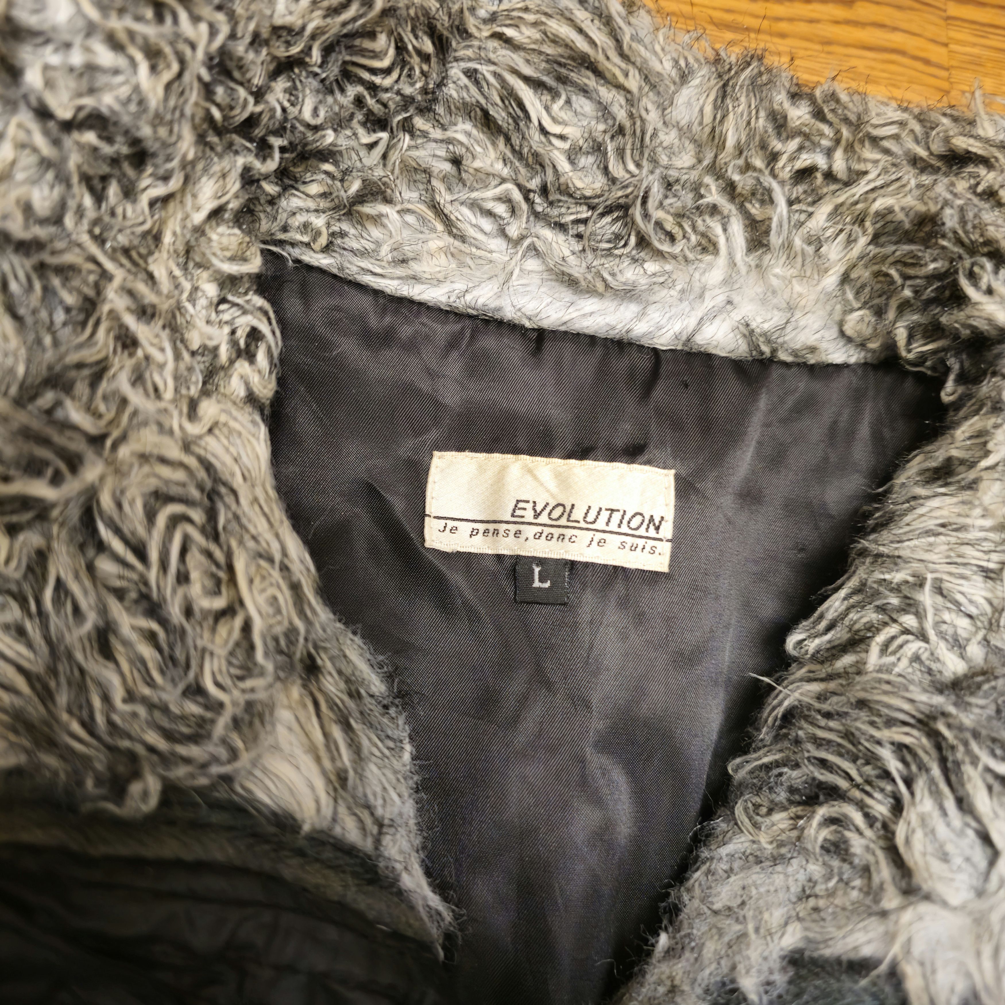 Tornado Mart Vintage Evolution Faux Fur Neck Puffer Jacket Size US L / EU 52-54 / 3 - 7 Thumbnail