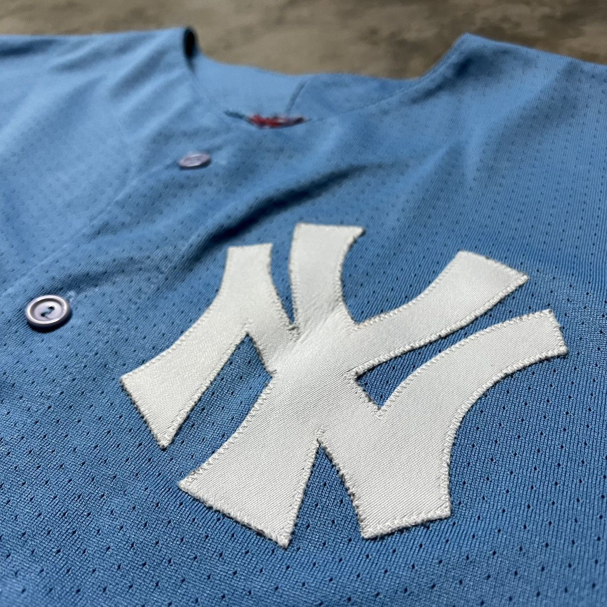 Majestic × New York Yankees × Vintage Vintage 90’s MLB New York Yankees Baseball 🇺🇸 Majestic Jersey Size US XL / EU 56 / 4 - 4 Thumbnail