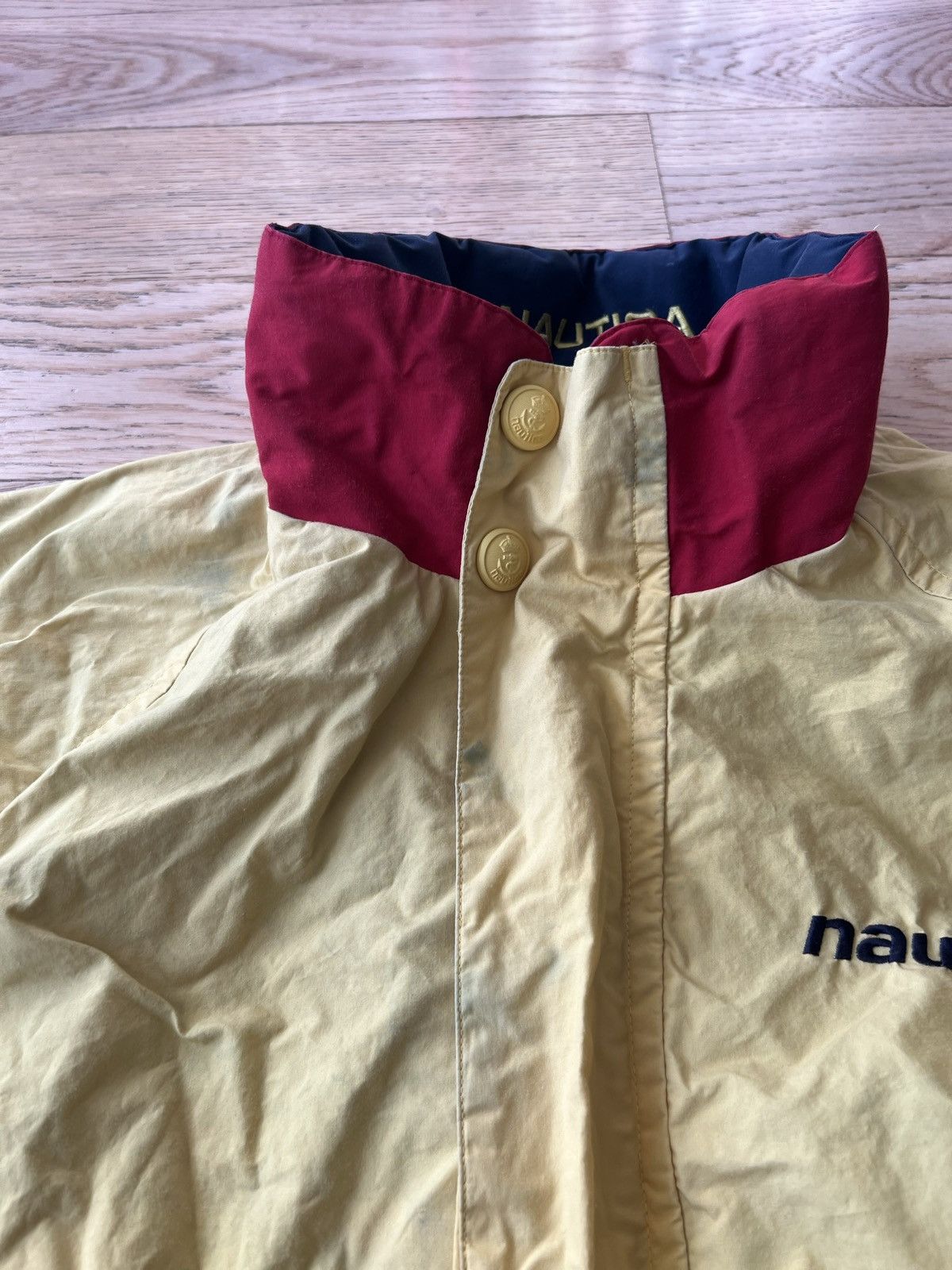 Nautica × Vintage Vintage 90s Nautica Reversible Heavy Jacket Down Puff Size US M / EU 48-50 / 2 - 7 Thumbnail