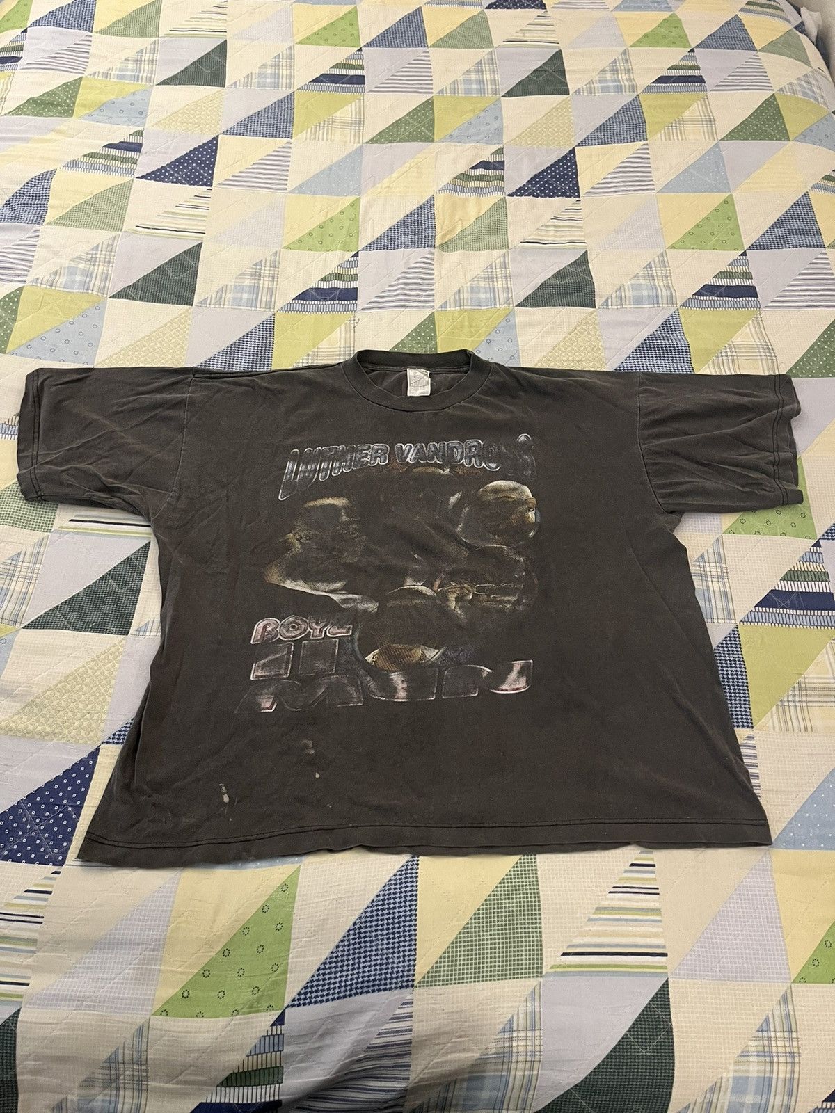 Vintage Luther Vandroos Boyz 2 men r&b hip hop style shirt