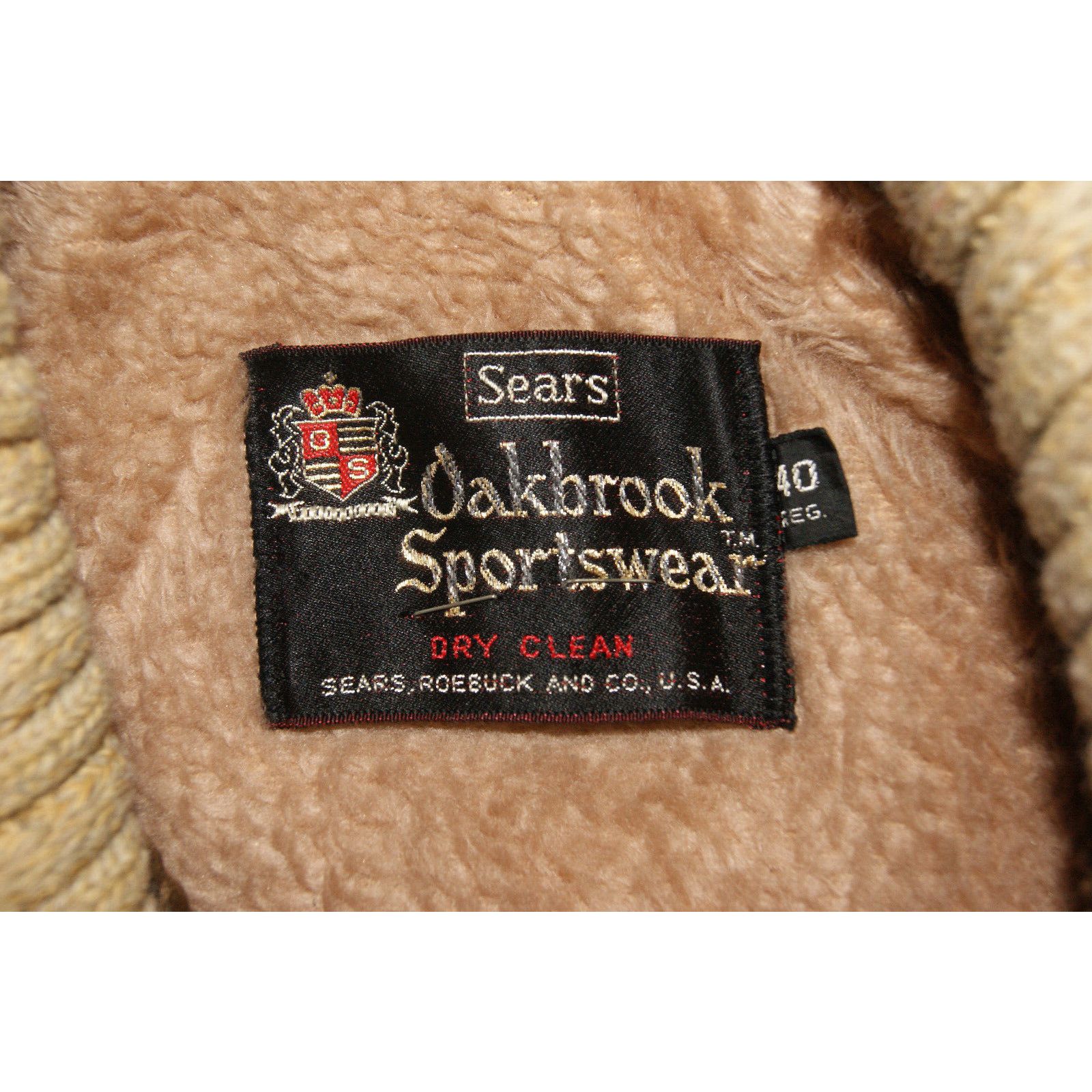 Sears VTG Sears Oakbrook Sportswear Coat Mens 40 Corduroy Sweater Size US M / EU 48-50 / 2 - 3 Thumbnail