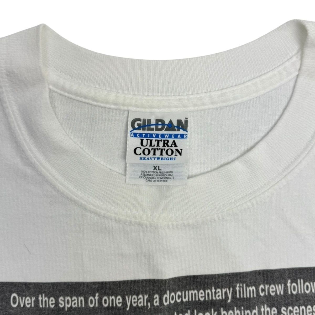 Vintage 1998 Bret Hart “Wrestling With Shadows” Movie Promo T-Shirt Size US XL / EU 56 / 4 - 5 Thumbnail