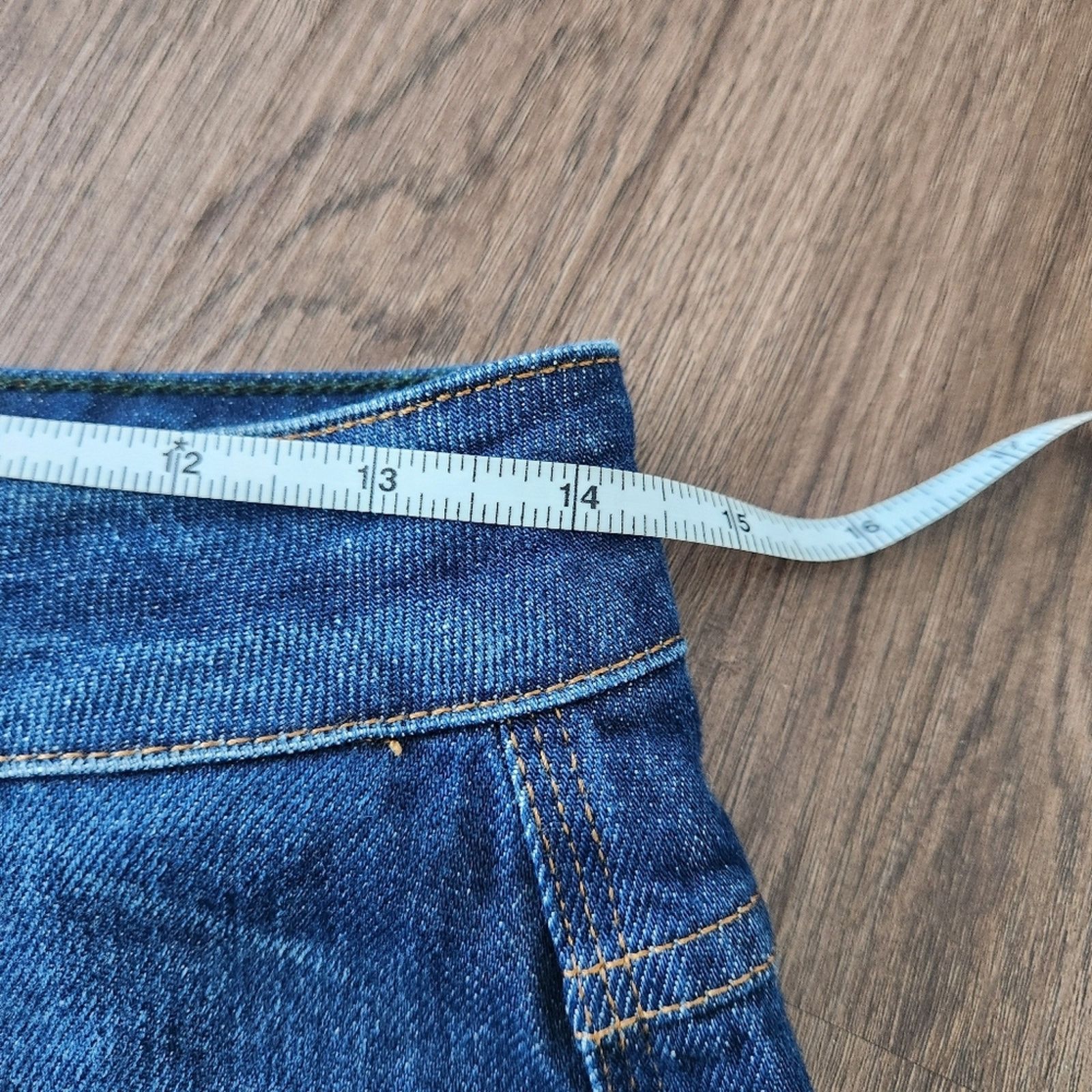 CLOSED CLOSED Pedal Pusher Jeans Blue 42 Designer Straight Leg Size 29" - 6 Thumbnail
