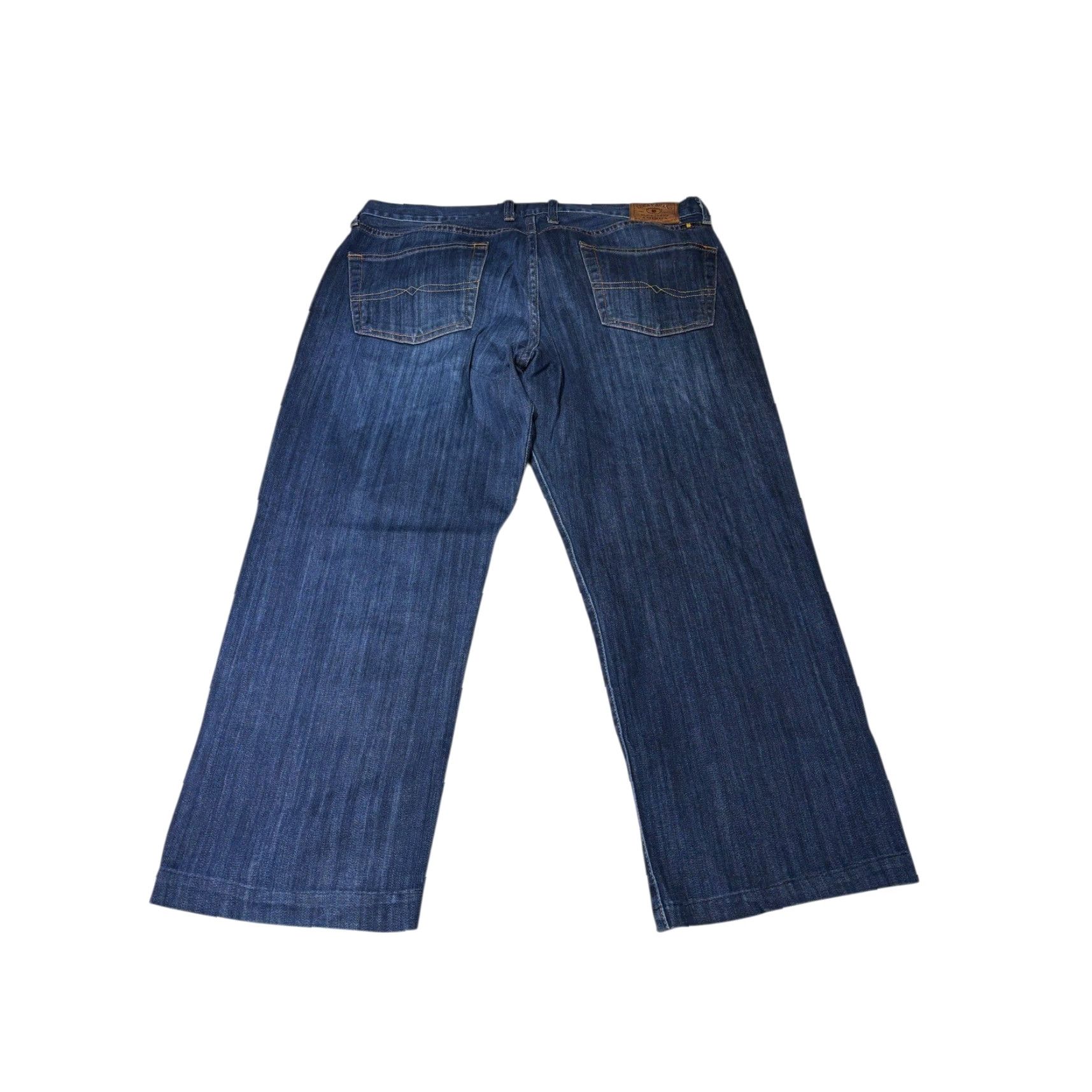 Lucky Brand VINTAGE Lucky Brand Jeans 361 Straight Mens 38x30 Dark Wash Denim Shirt? Size US 38 / EU 54 - 7 Thumbnail