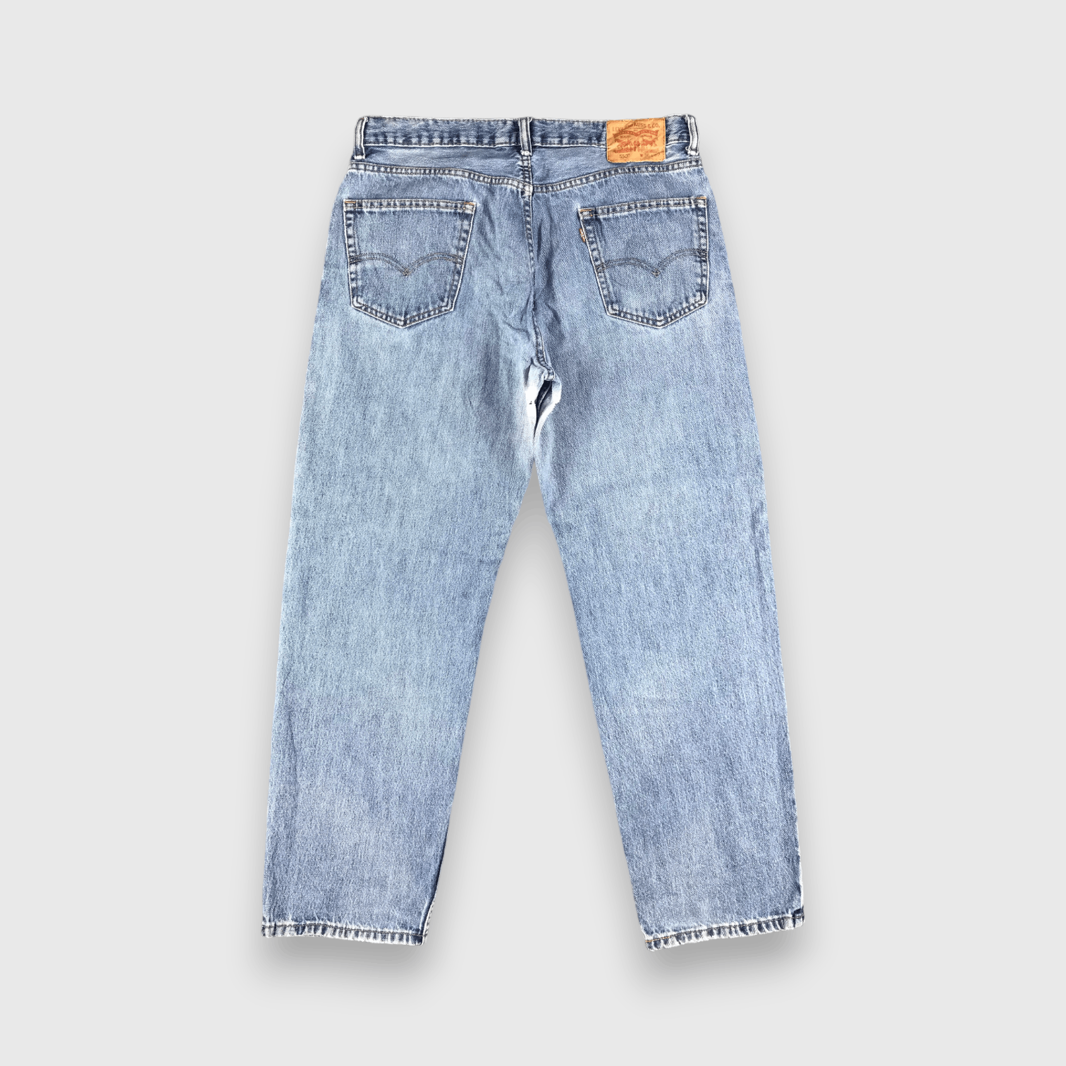 Levi's Vintage Blue Wash Levis 550 Jeans-J2563 Size US 35 - 2 Thumbnail