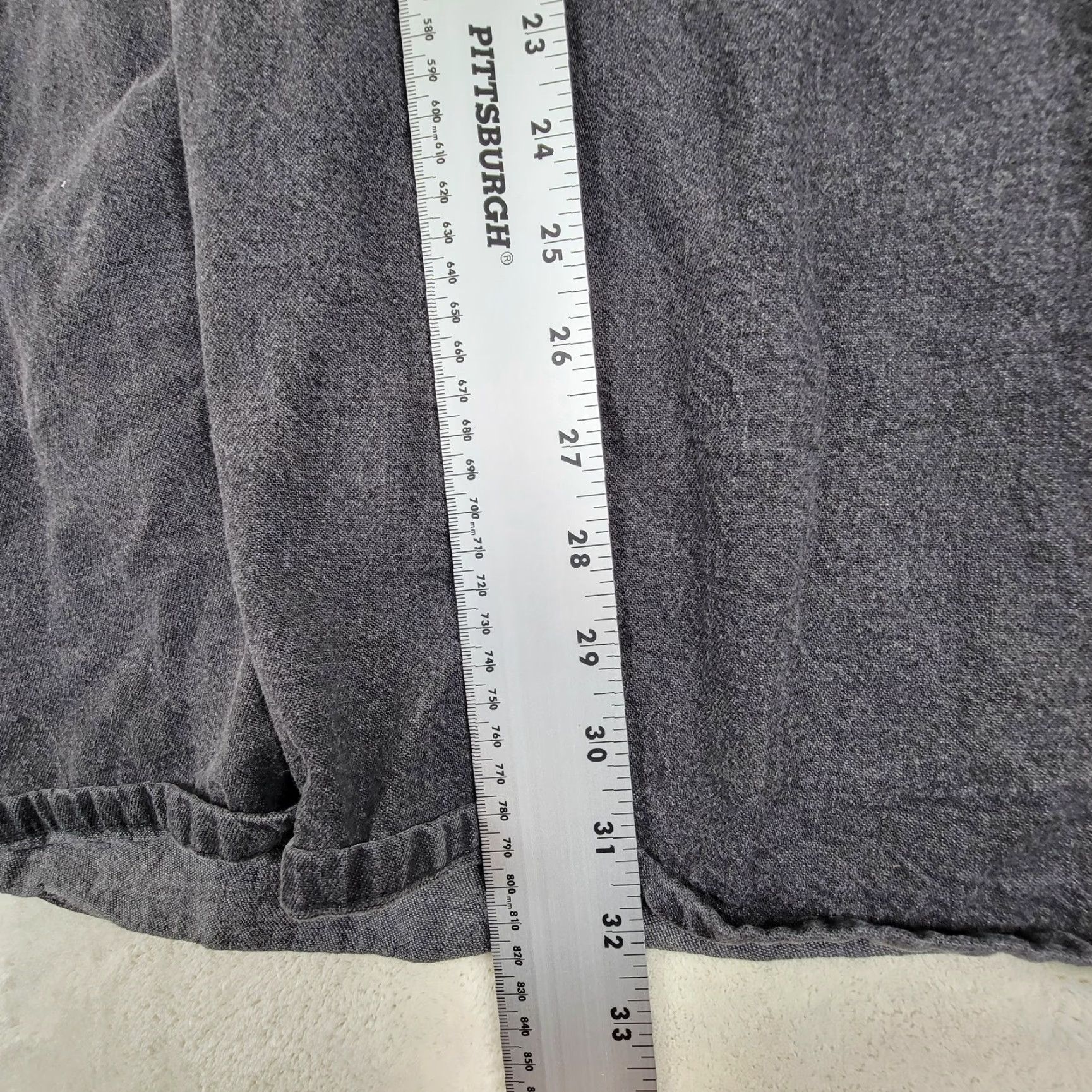 Cherokee VINTAGE Cherokee Denim Skirt A-Line Midi Button Up High Rise Size 8 Blue Women Size 30" / US 8 / IT 44 - 4 Thumbnail