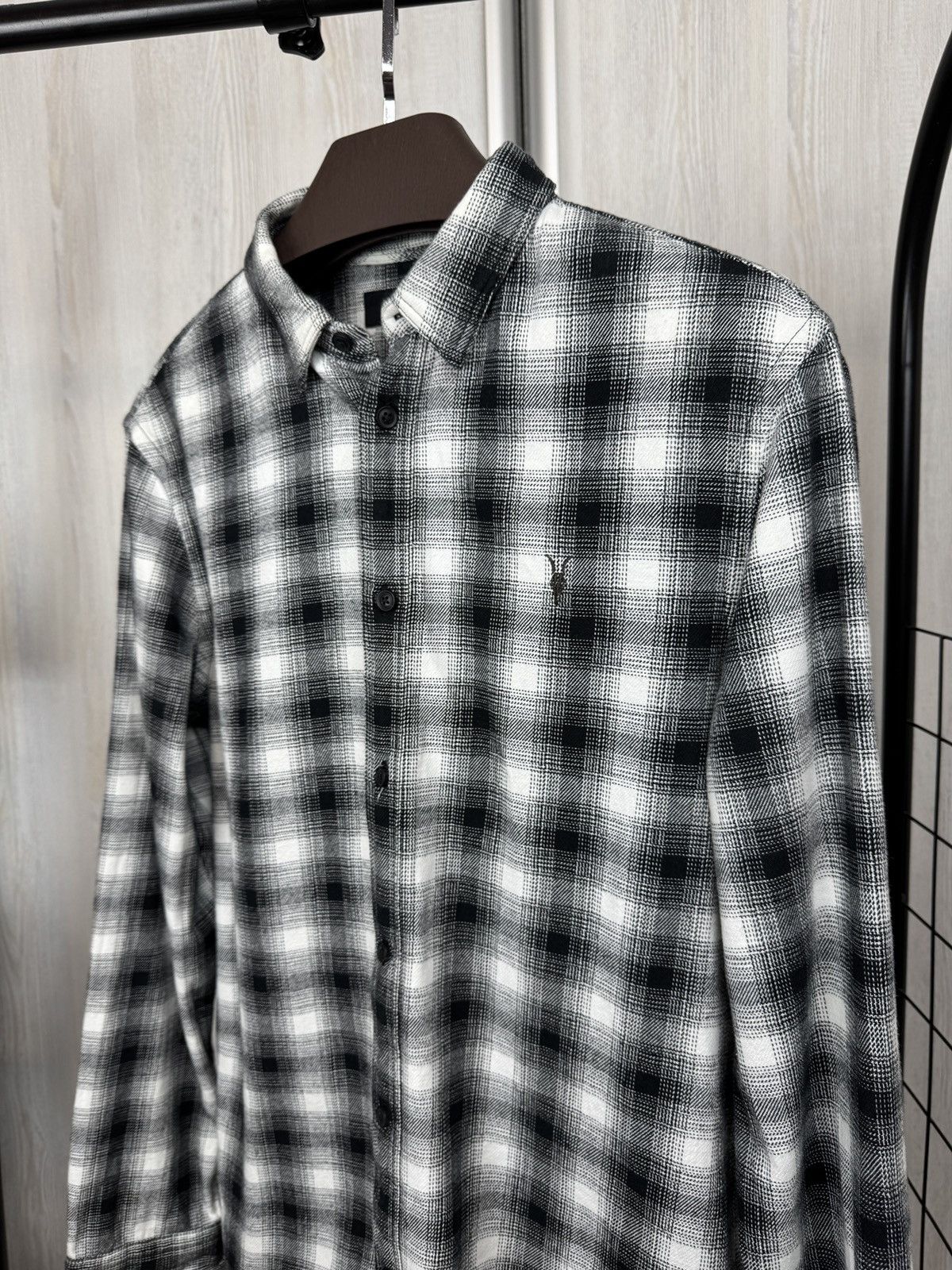 Allsaints Allsaints Lidenwood long sleeve shirt checkered flannel Size US M / EU 48-50 / 2 - 5 Thumbnail