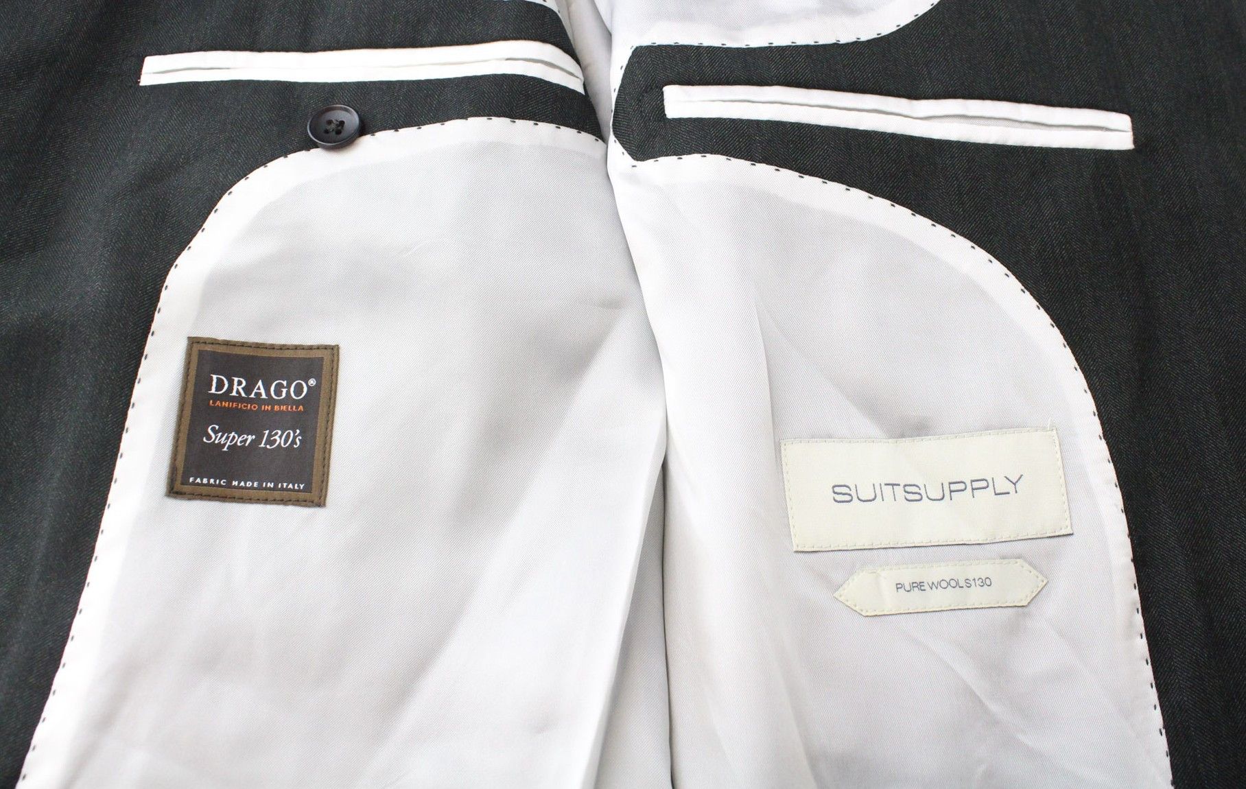 Suitsupply HAVANA TULIP UK50R Green Wool S130 3 Piece Suit 67689 Size 50R - 9 Thumbnail
