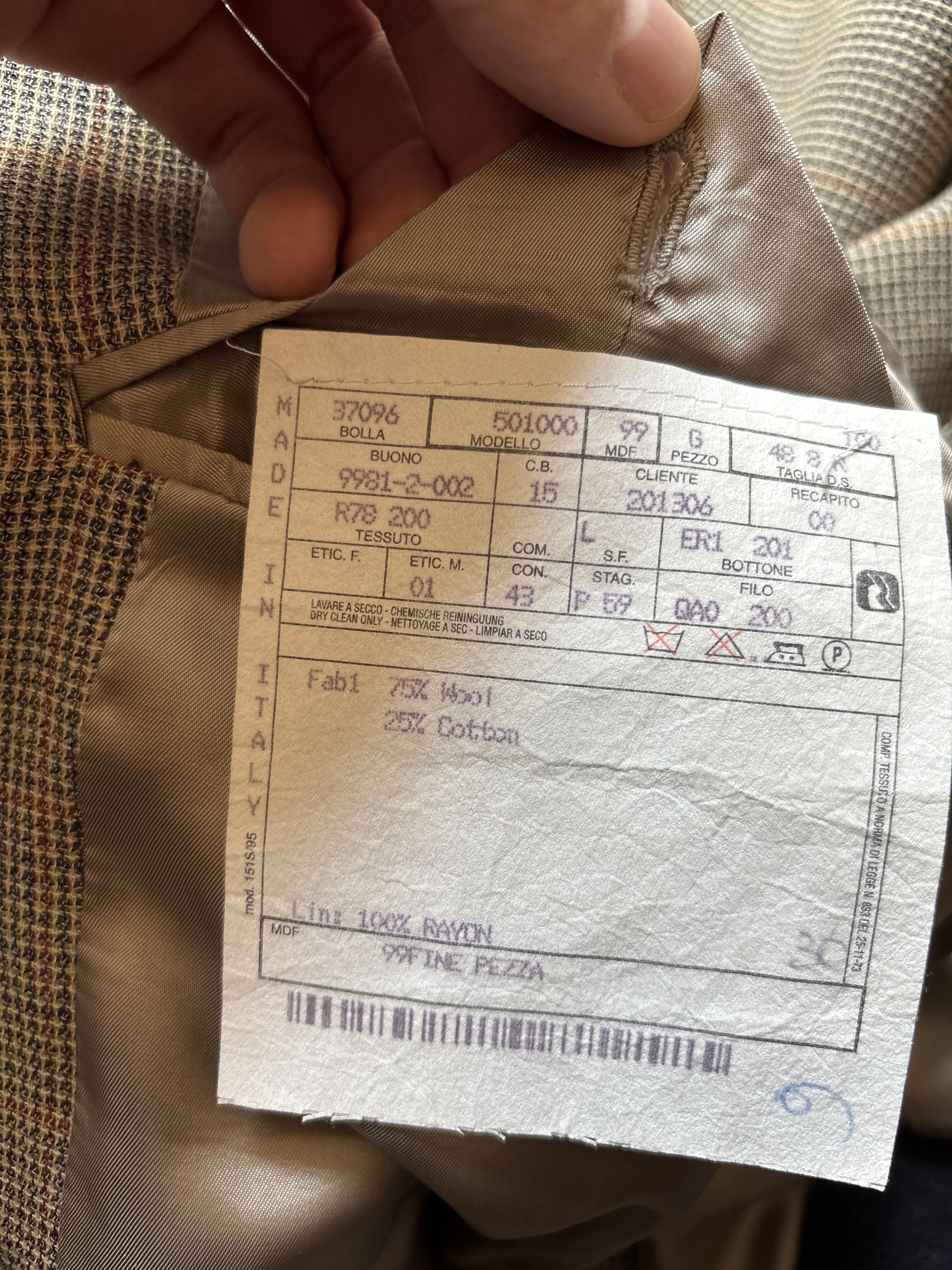 Fendi Vintage Fendi Tailoring Blazer Size 48R - 7 Thumbnail