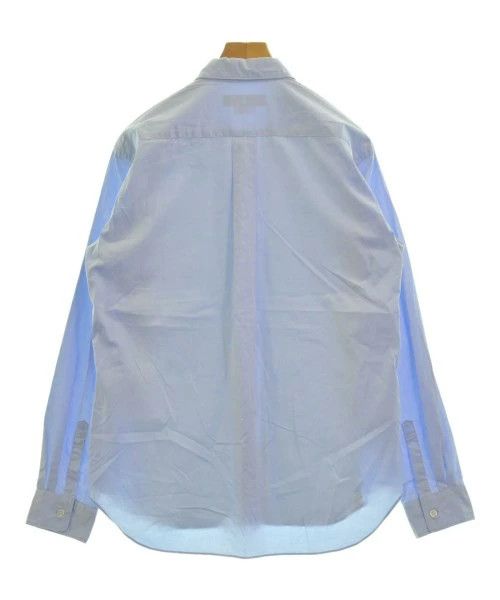 Comme des Garcons Homme Deux Shirt Cotton Long Sleeve Button Up Plain Blue Size US M / EU 48-50 / 2 - 2 Thumbnail