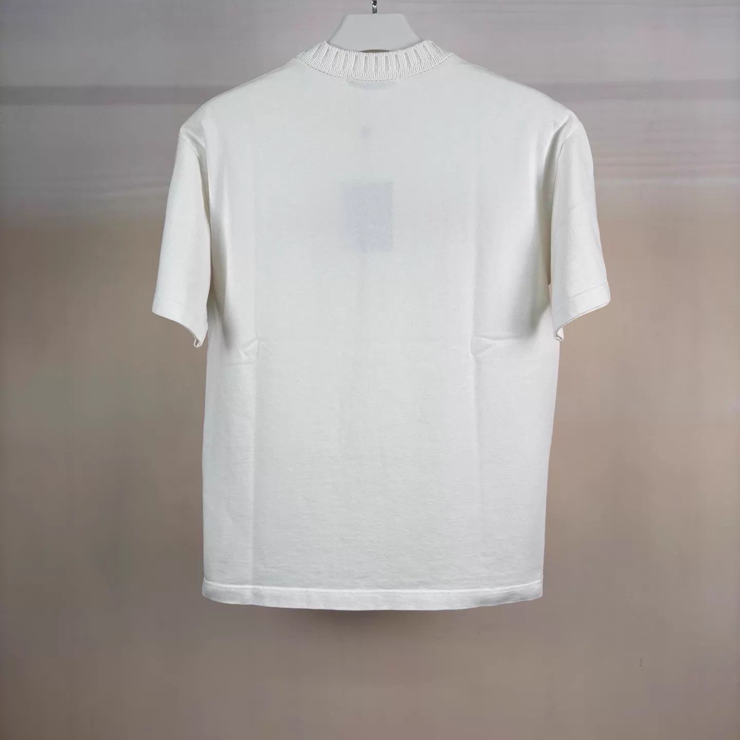 Louis Vuitton LV White & Red Knit Short-Sleeve M Size US M / EU 48-50 / 2 - 2 Thumbnail