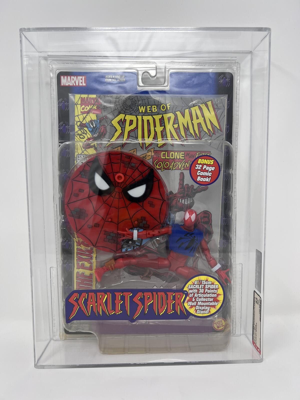 Other Scarlet Spider-Man AFA 85 KB Exclusive ToyBiz Marvel Legends Size ONE SIZE - 1 Thumbnail