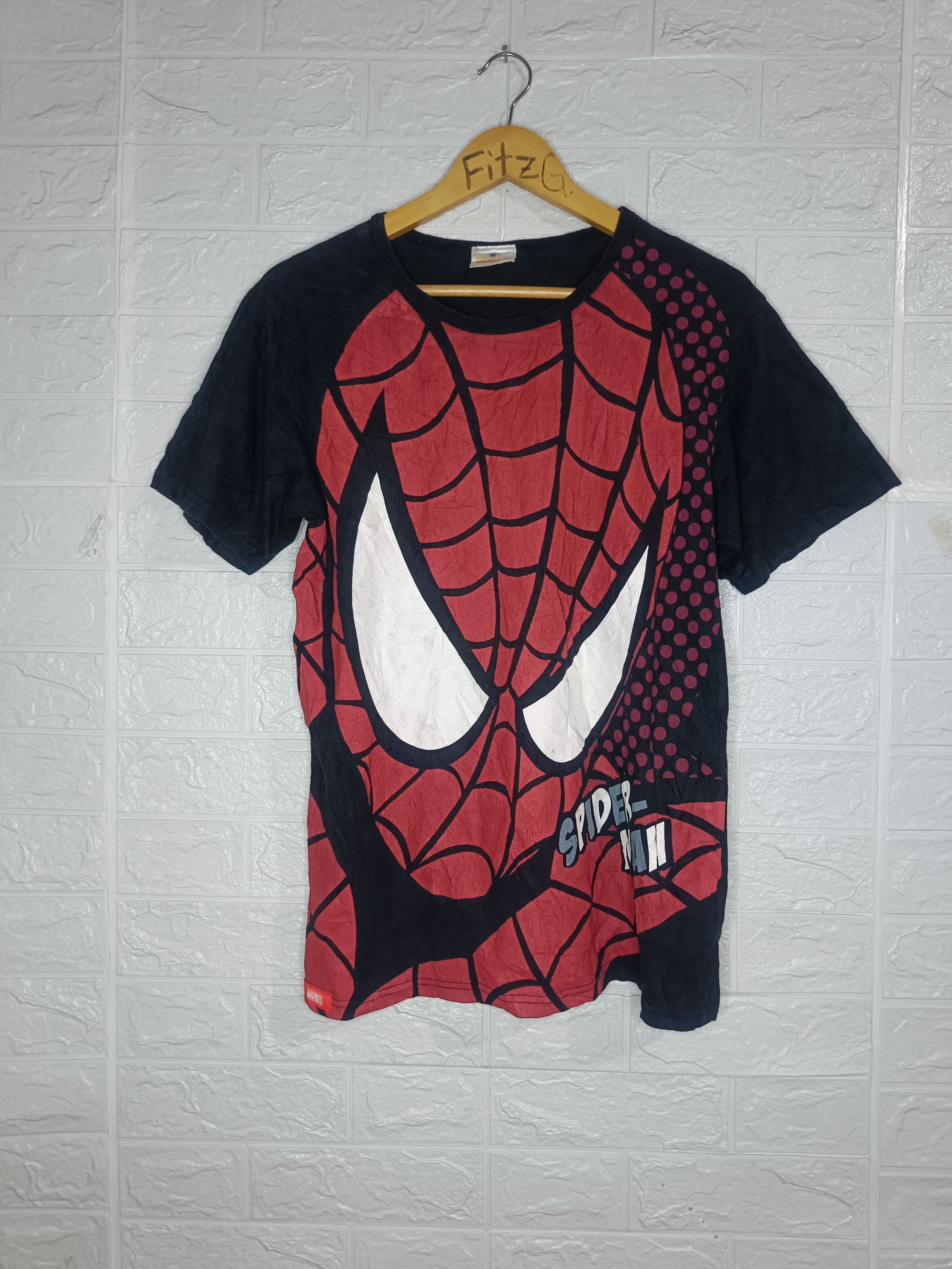 Marvel Comics Vintage Spiderman Bigprint Size US M / EU 48-50 / 2 - 1 Thumbnail