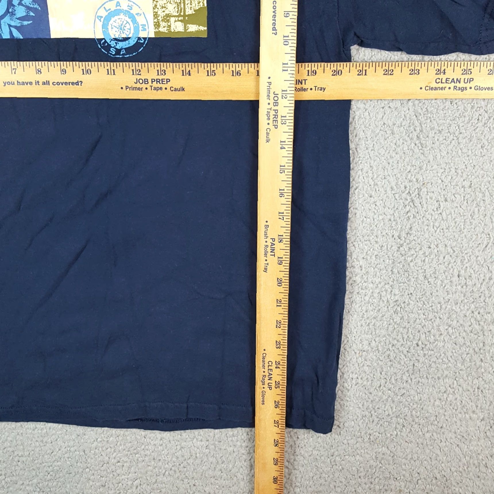 Gildan VINTAGE Mobile Alabama Art Nature Tee Mens Size L Navy Blue Retro Travel Shirt Size US L / EU 52-54 / 3 - 6 Thumbnail