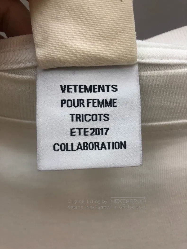 Vetements Vetements White irregular top Size US XS / EU 42 / 0 - 4 Thumbnail
