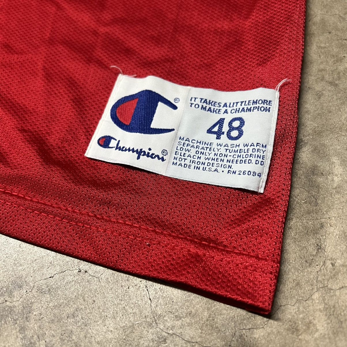 NBA × Vintage Vtg 90’s NBA Chicago Bulls S. Pippen #33 Champion Jersey Size US XL / EU 56 / 4 - 8 Thumbnail