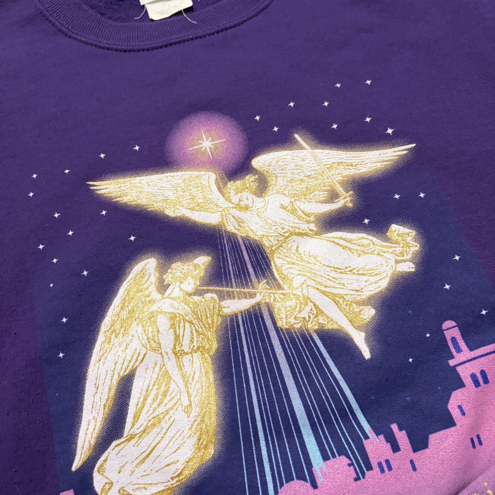 Jerzees Jerzees Sweatshirt L Fleece Angels Christmas Sight & Sound Size US L / EU 52-54 / 3 - 4 Thumbnail
