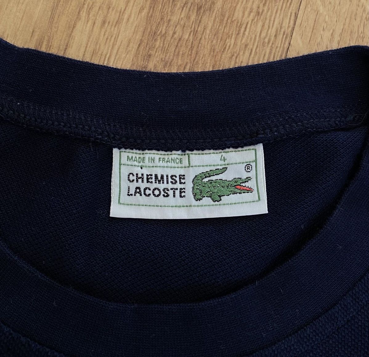 Lacoste Lacoste Big Logo Tee x Vintage Size US L / EU 52-54 / 3 - 4 Thumbnail
