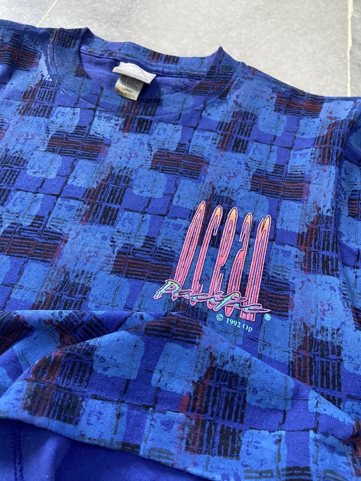 Ocean Pacific Vintage 90s Ocean Pacific 1992 Op Tee Size US M / EU 48-50 / 2 - 2 Thumbnail