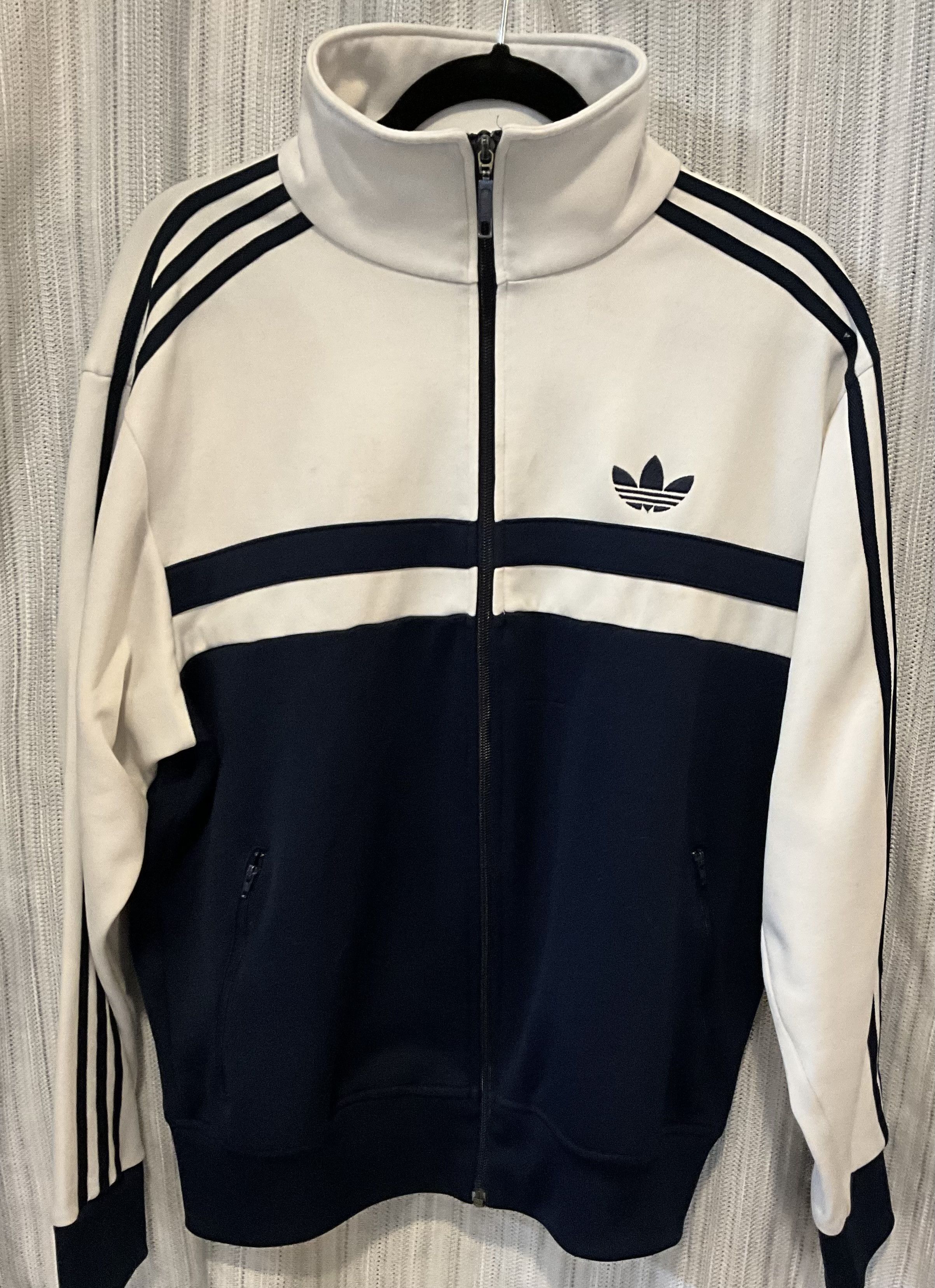 Adidas Adidas Originals Trefoil Track Jacket Navy/Cream – Medium Size US M / EU 48-50 / 2 - 1 Thumbnail