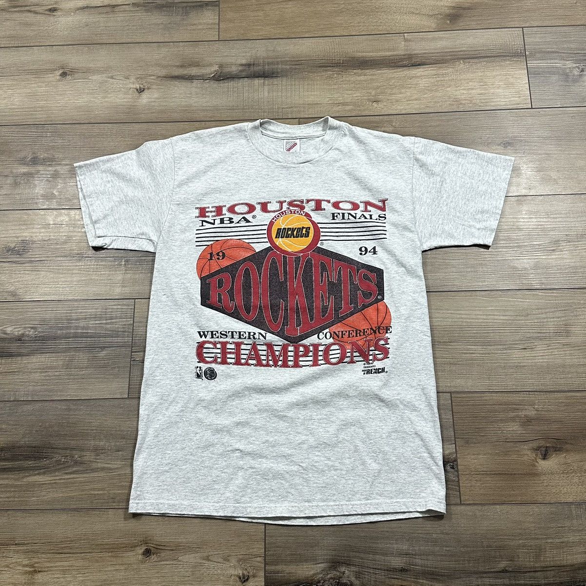 Jerzees 1994 Houston Rockets Western Conference Champions NBA Tee Size US L / EU 52-54 / 3 - 1 Thumbnail