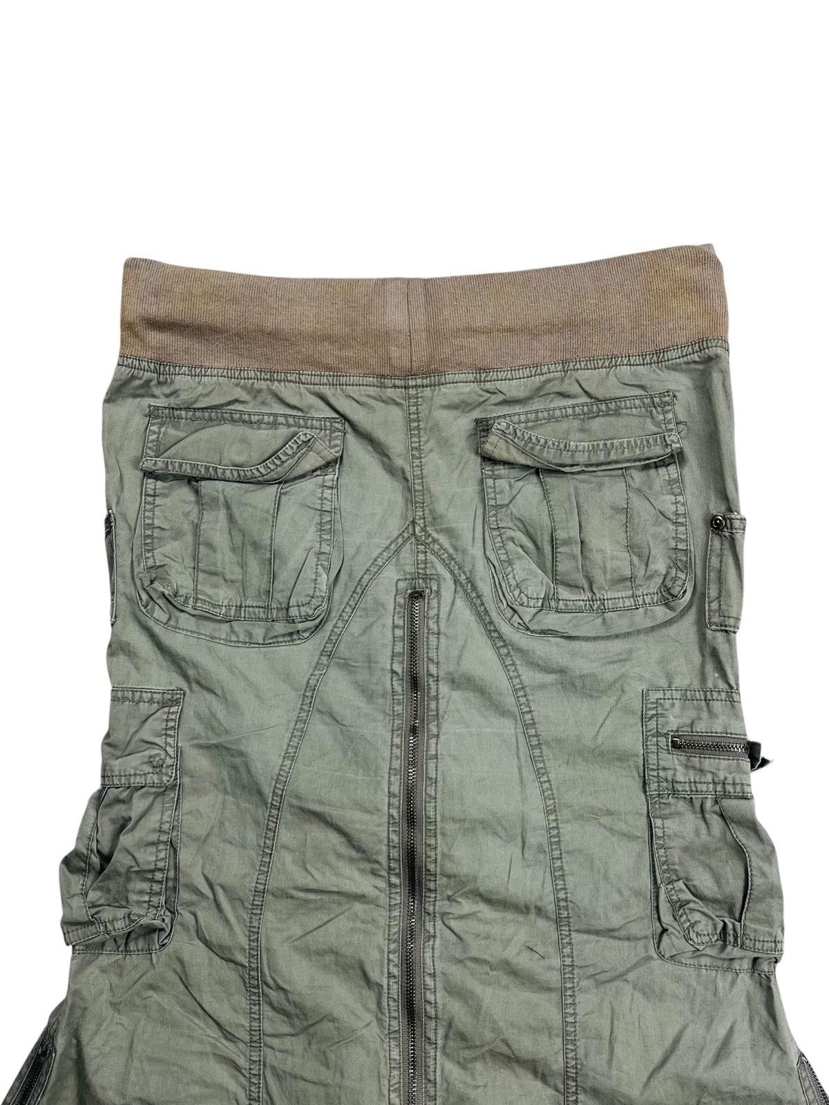 If Six Was Nine 2000s GOA - Apocalypse Style Cargo Skirt Size 29" - 8 Thumbnail