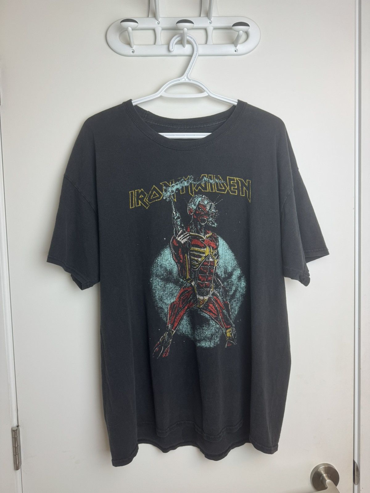 Vintage Vintage Iron Maiden Somewhere On Tour 87 Size US L / EU 52-54 / 3 - 1 Thumbnail