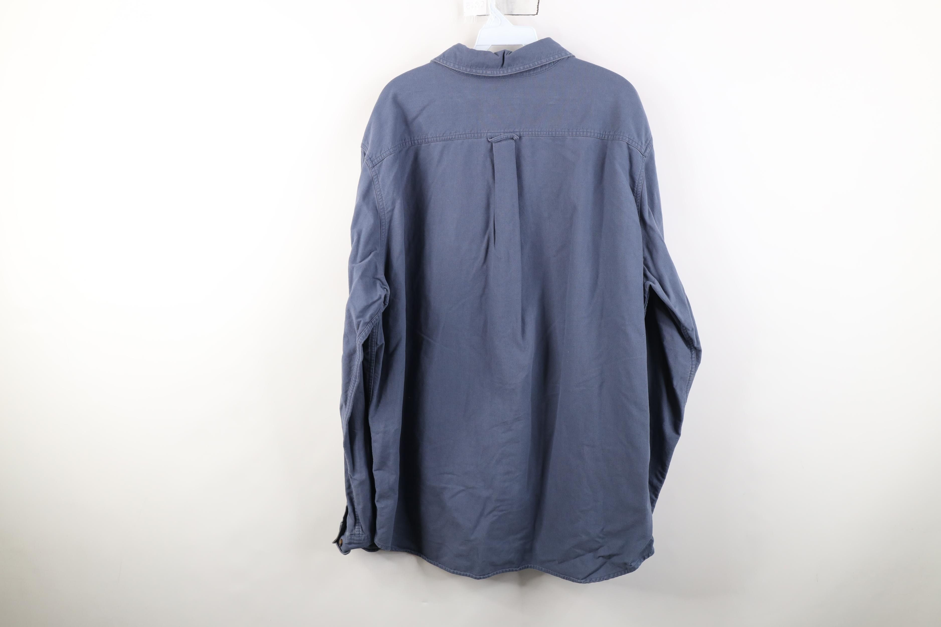 Eddie Bauer Vintage 90s Y2K Eddie Bauer Heavyweight Cotton Button Shirt Size US XL / EU 56 / 4 - 12 Thumbnail