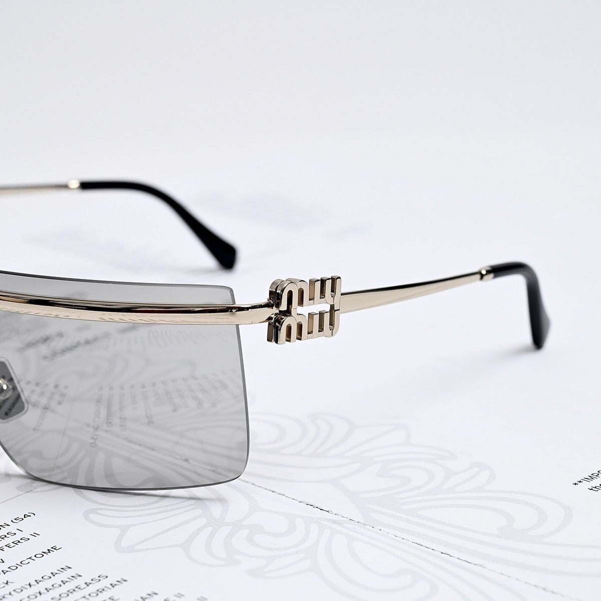 Miu Miu MIU MIU 0MU 50ZS SUNGLASSES Size ONE SIZE - 3 Thumbnail