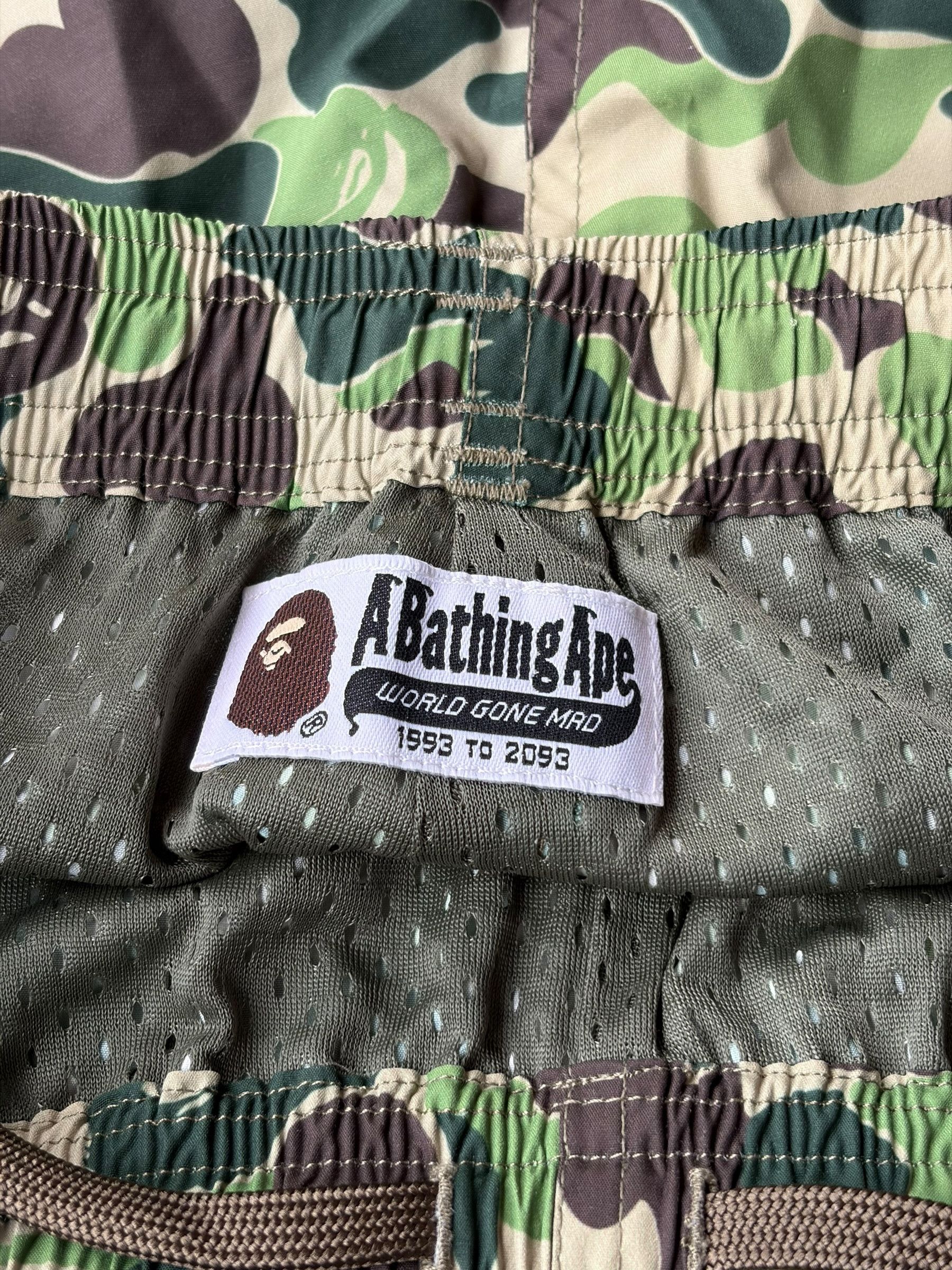 Bape Bape Green ABC Camo Beach Shorts Size US 32 / EU 48 - 4 Thumbnail