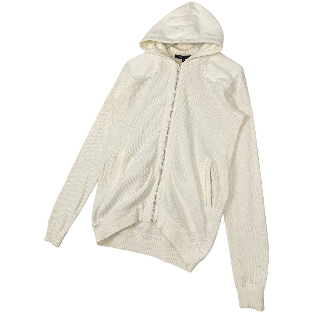 Other Vintage Abahouse Hoodie Sweater Full Zip White Size M Size US M / EU 48-50 / 2 - 2 Thumbnail