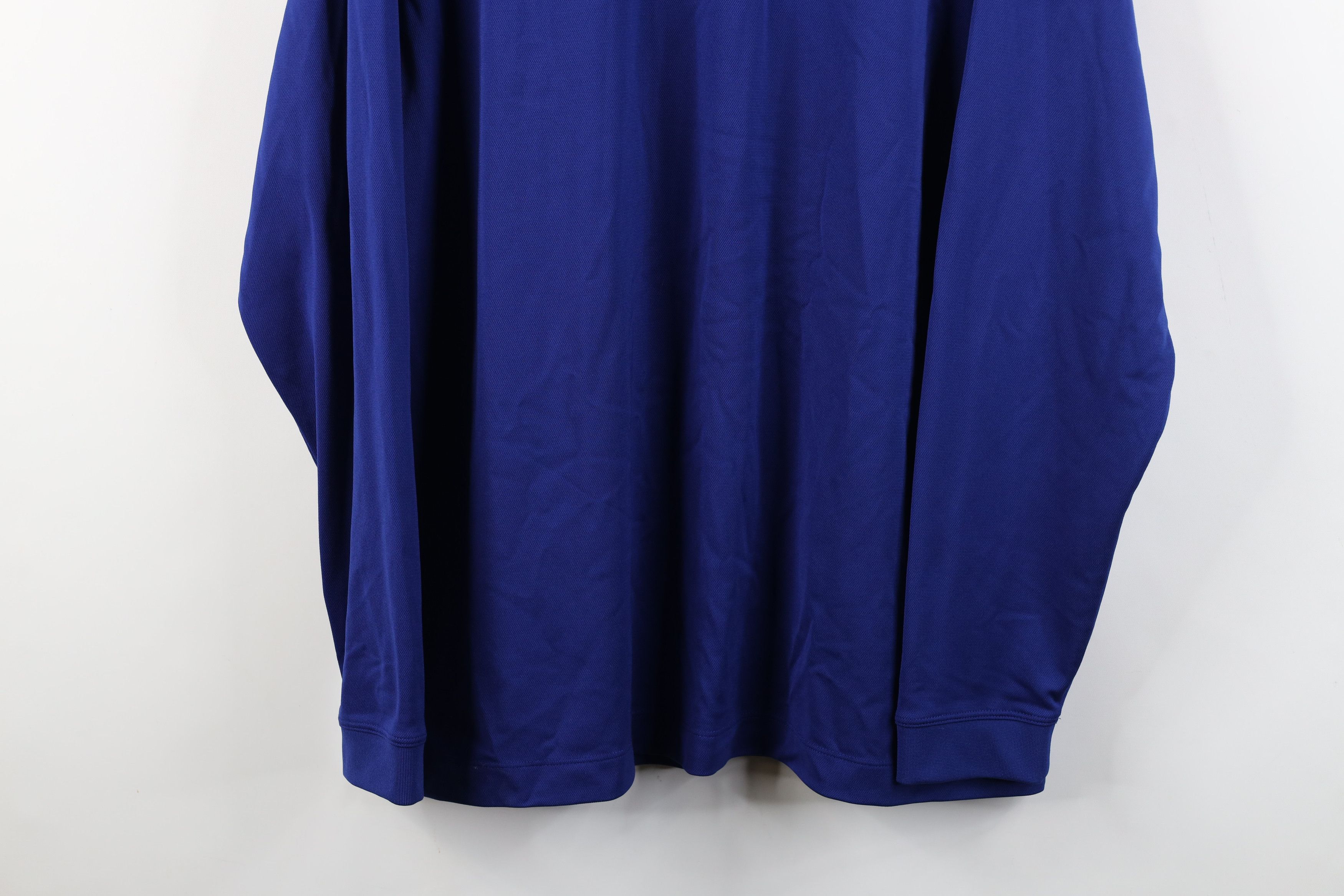 Nike Vintage Y2K Nike Golf Swoosh Knit Mock Neck T-Shirt Blue Size US XL / EU 56 / 4 - 3 Thumbnail