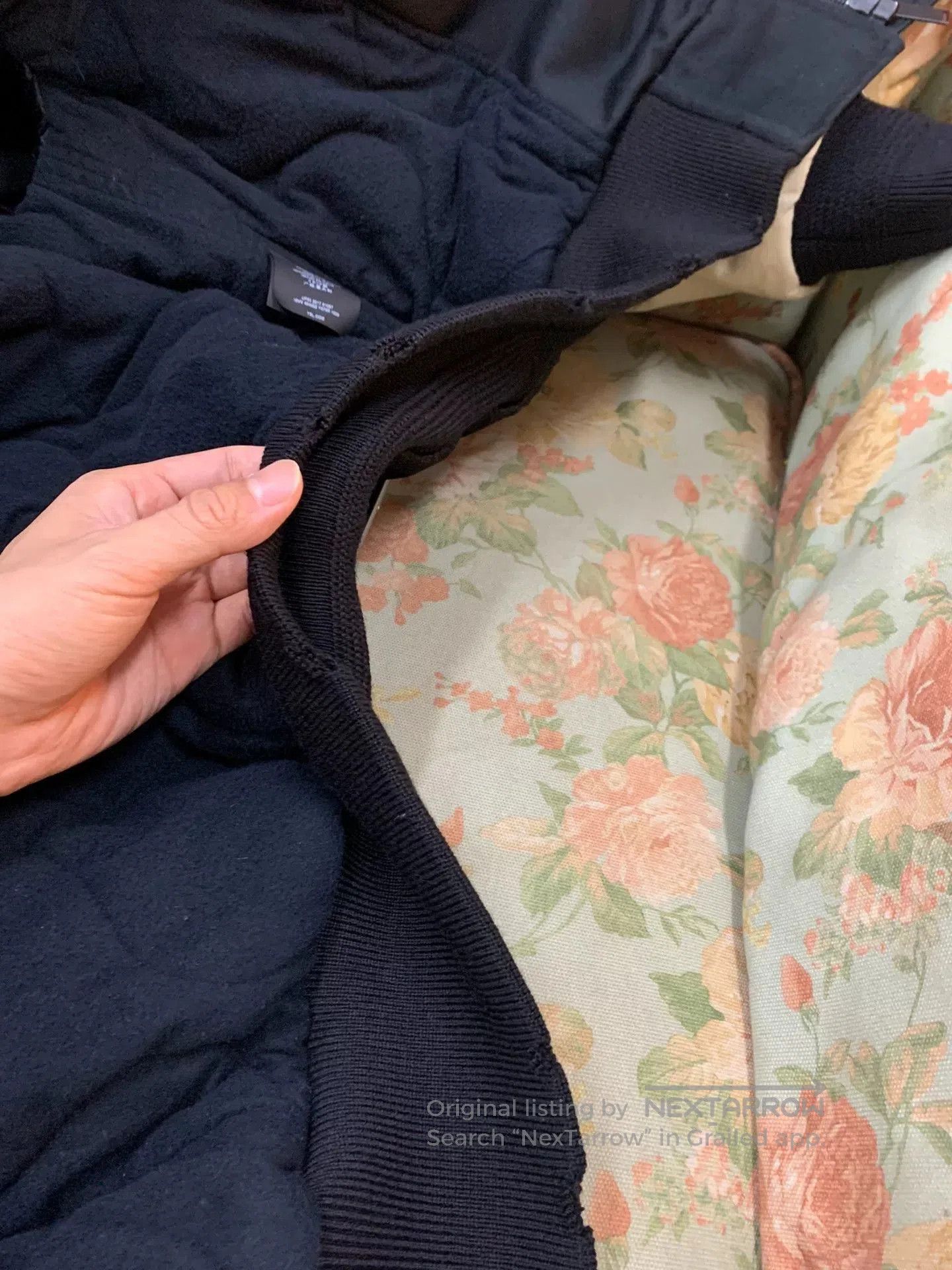 Saint Laurent Paris Saint Laurent Black Beige Rose Embroidery Jacket. Size US M / EU 48-50 / 2 - 8 Thumbnail