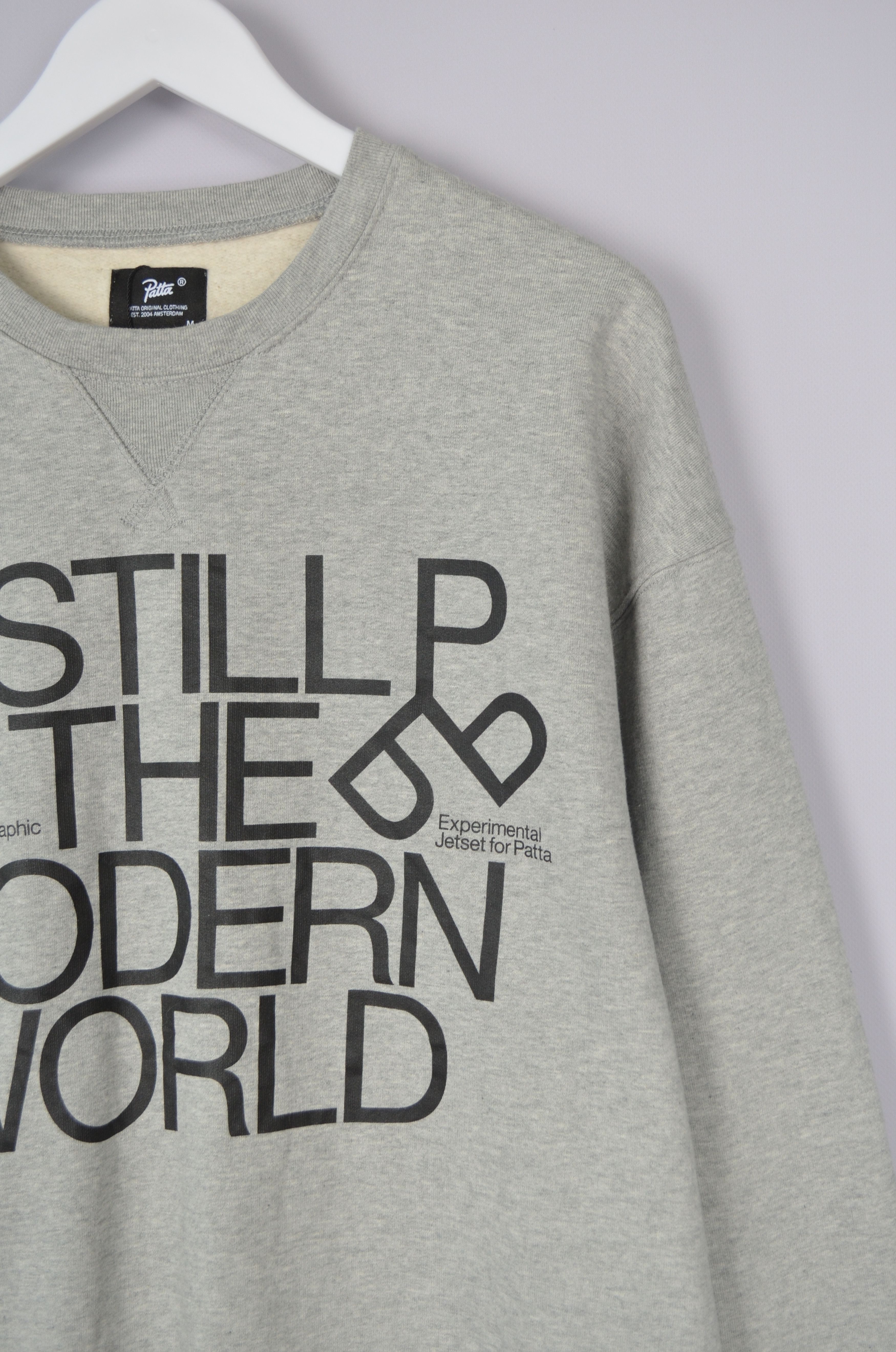 Designer × Patta Patta x Experimental Jetset Crewneck Sweatshirt Grey Size M Size US M / EU 48-50 / 2 - 6 Thumbnail