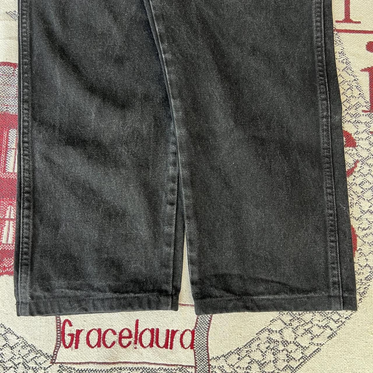 Japanese Brand × Vintage Vintage Y2K/2000s Grunge Essential Black Denim Jeans! Size US 40 / EU 56 - 6 Thumbnail