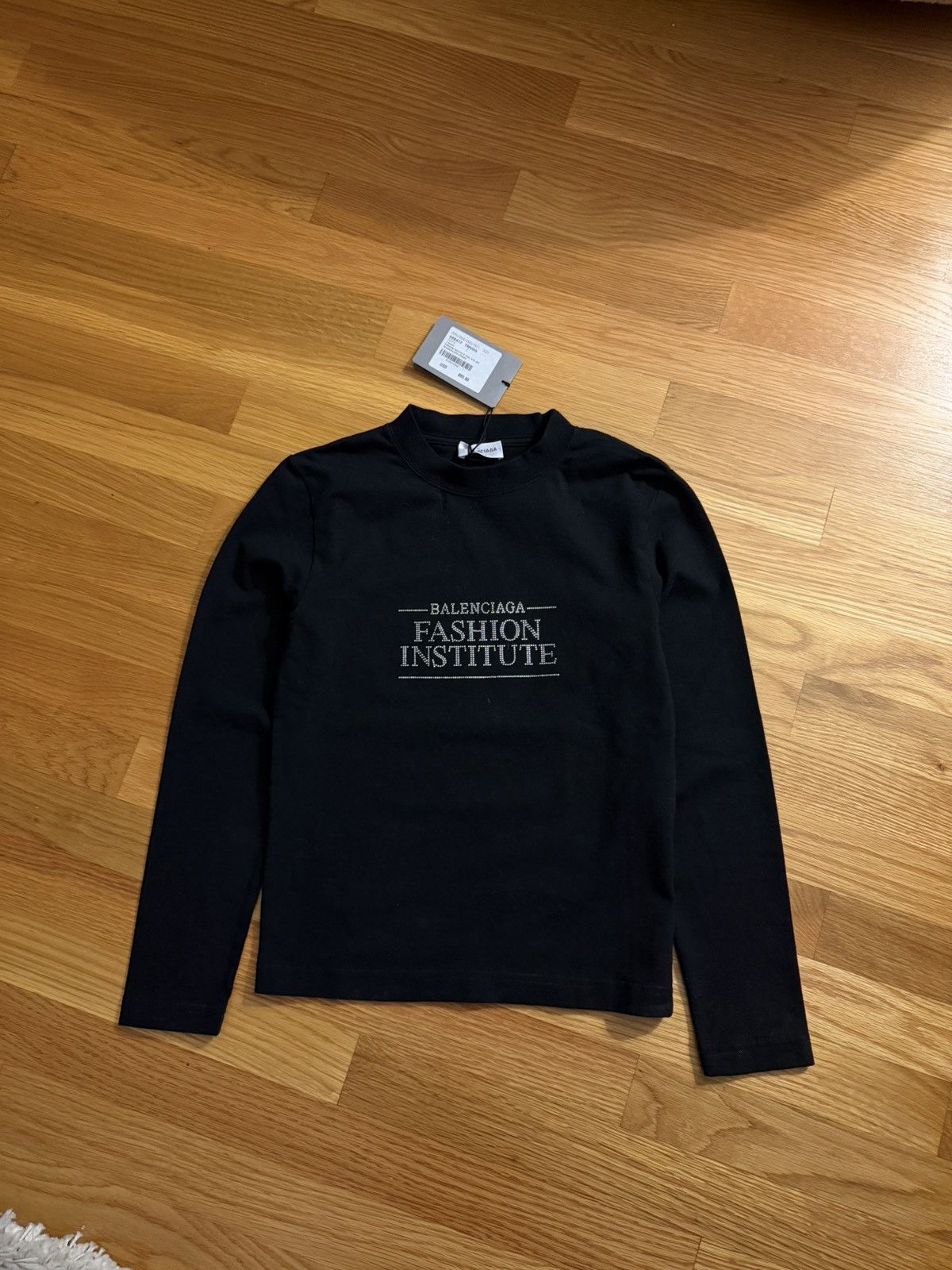 Balenciaga Balenciaga Fashion Institute Rhinestone Longsleeve 