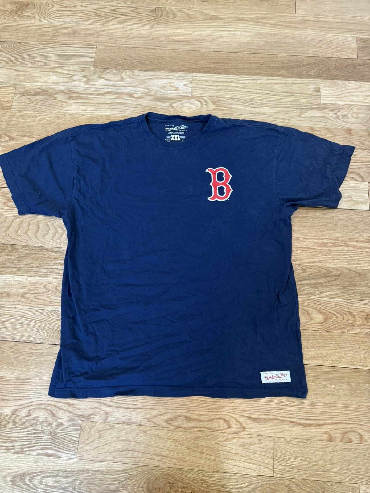 Mitchell & Ness Mitchell & Ness Boston Red Sox T-Shirt – Navy – XXL Size US XXL / EU 58 / 5 - 1 Thumbnail