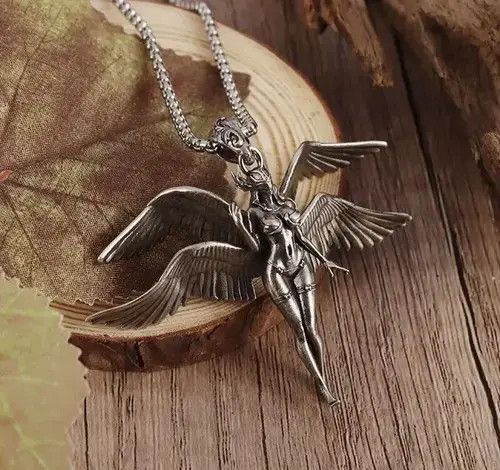 VIBE Exquisite Four Winged Angel Pendant Necklaces Size ONE SIZE - 3 Thumbnail