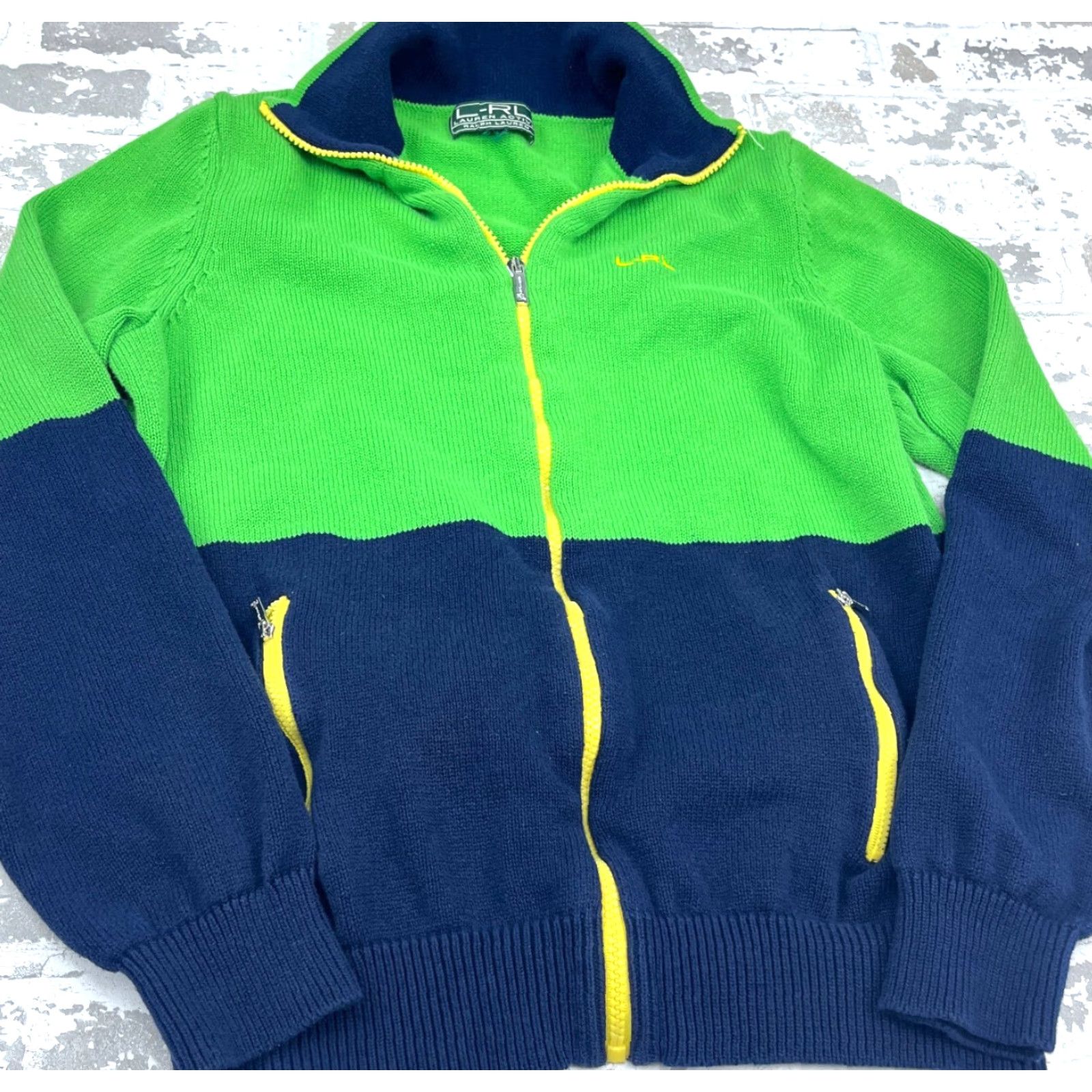 Ralph Lauren Lauren Ralph Lauren Sweater Cardigan Women Small Green Lightweight Full Zip Size S / US 4 / IT 40 - 3 Thumbnail