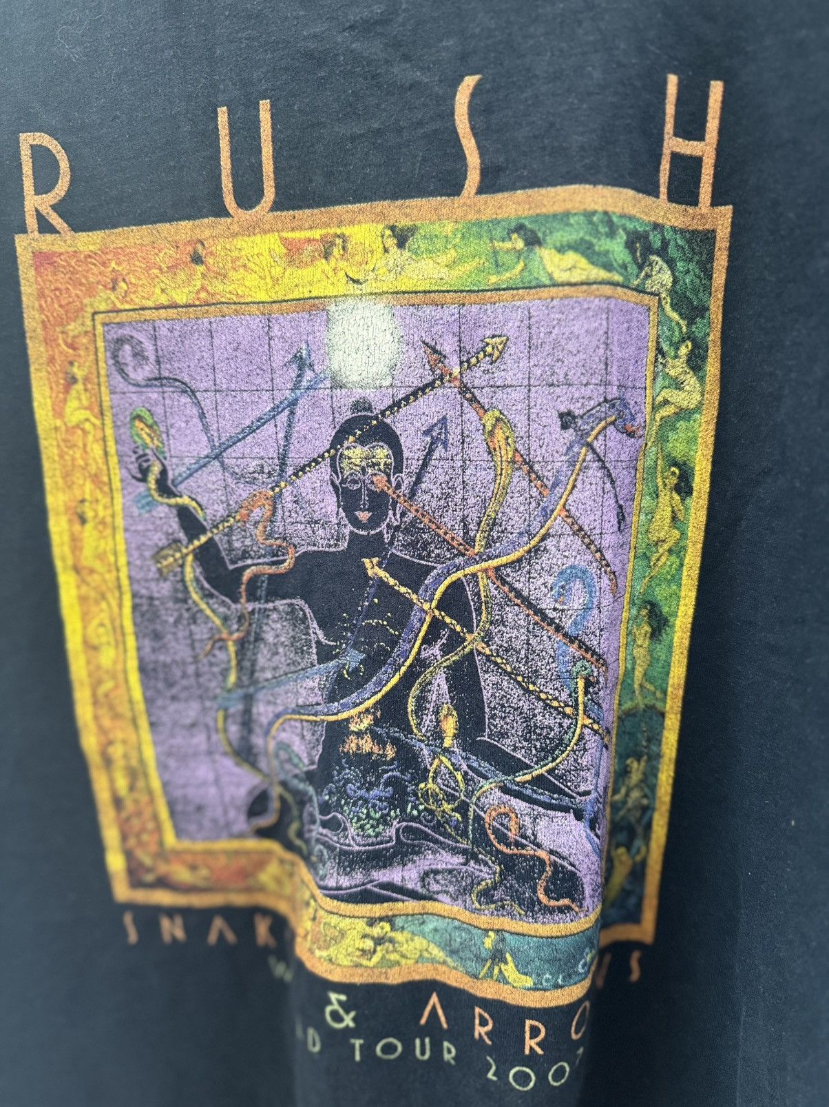 Band Tees × Vintage Vintage Rush Snakes and Arrows Tour 2007 Band Shirt Size US M / EU 48-50 / 2 - 3 Thumbnail